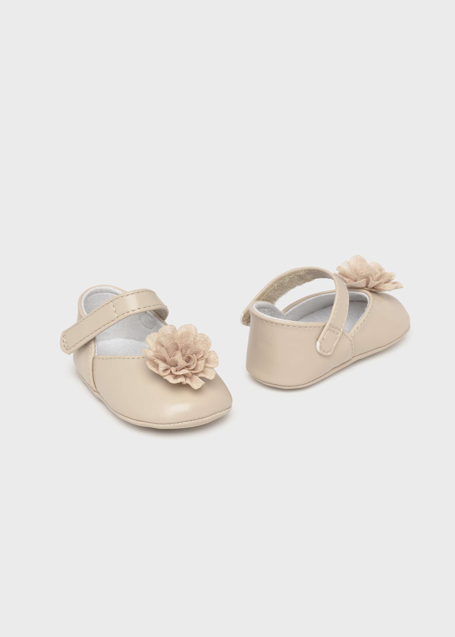Newborn girl flower Mary Janes