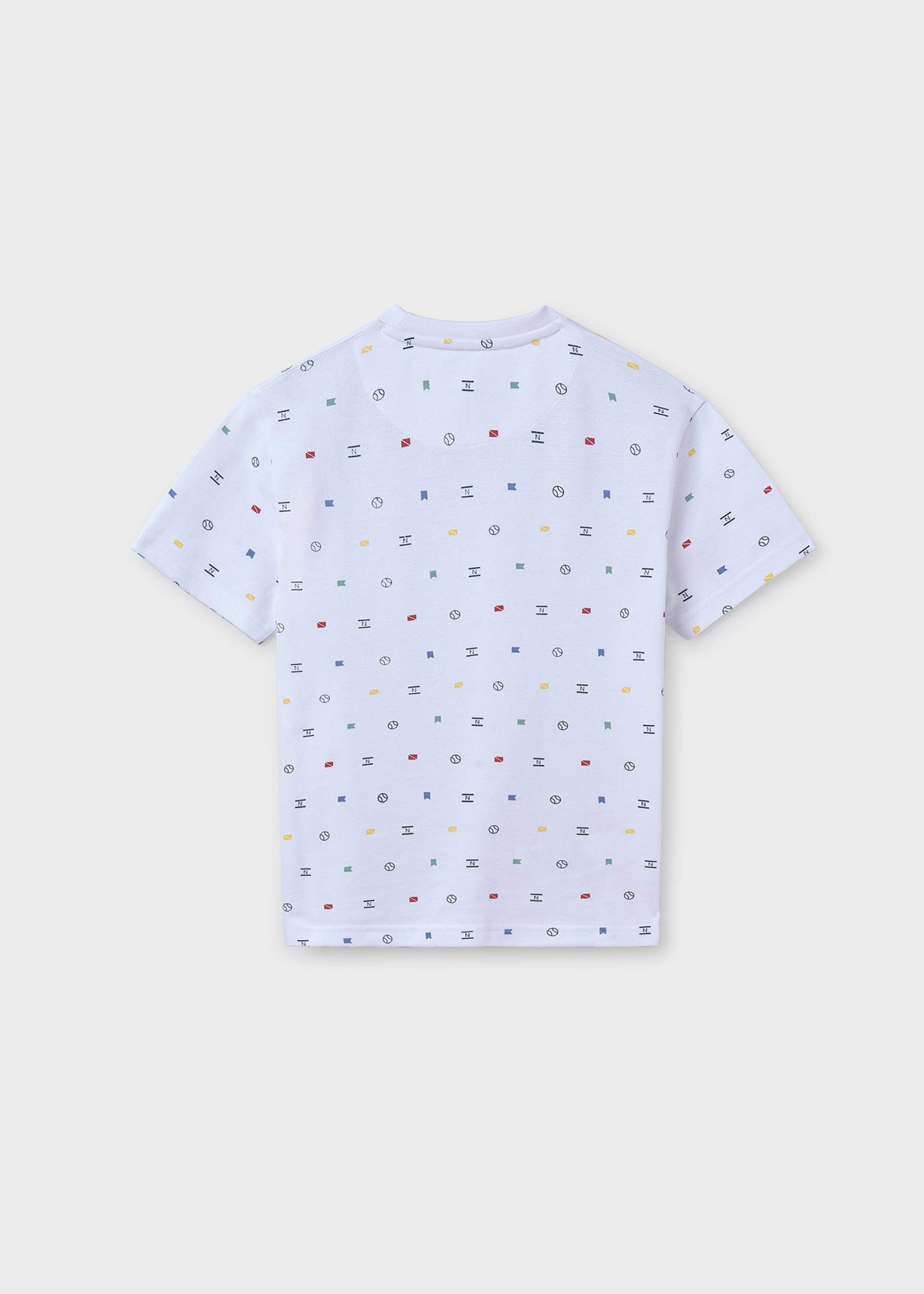 Boy pique print T-shirt Boy pique print T-shirt