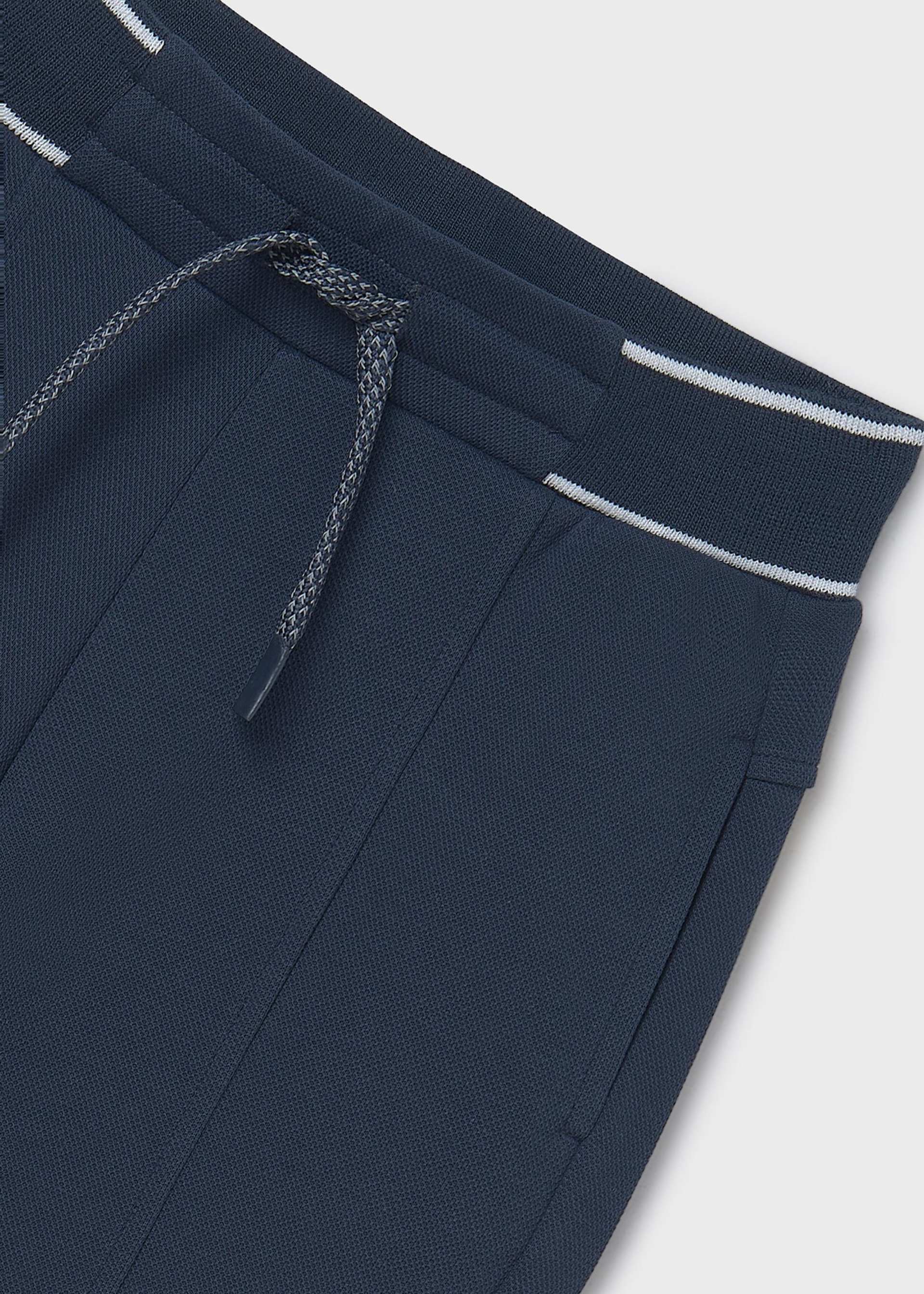 Bermuda piqué vestir chico