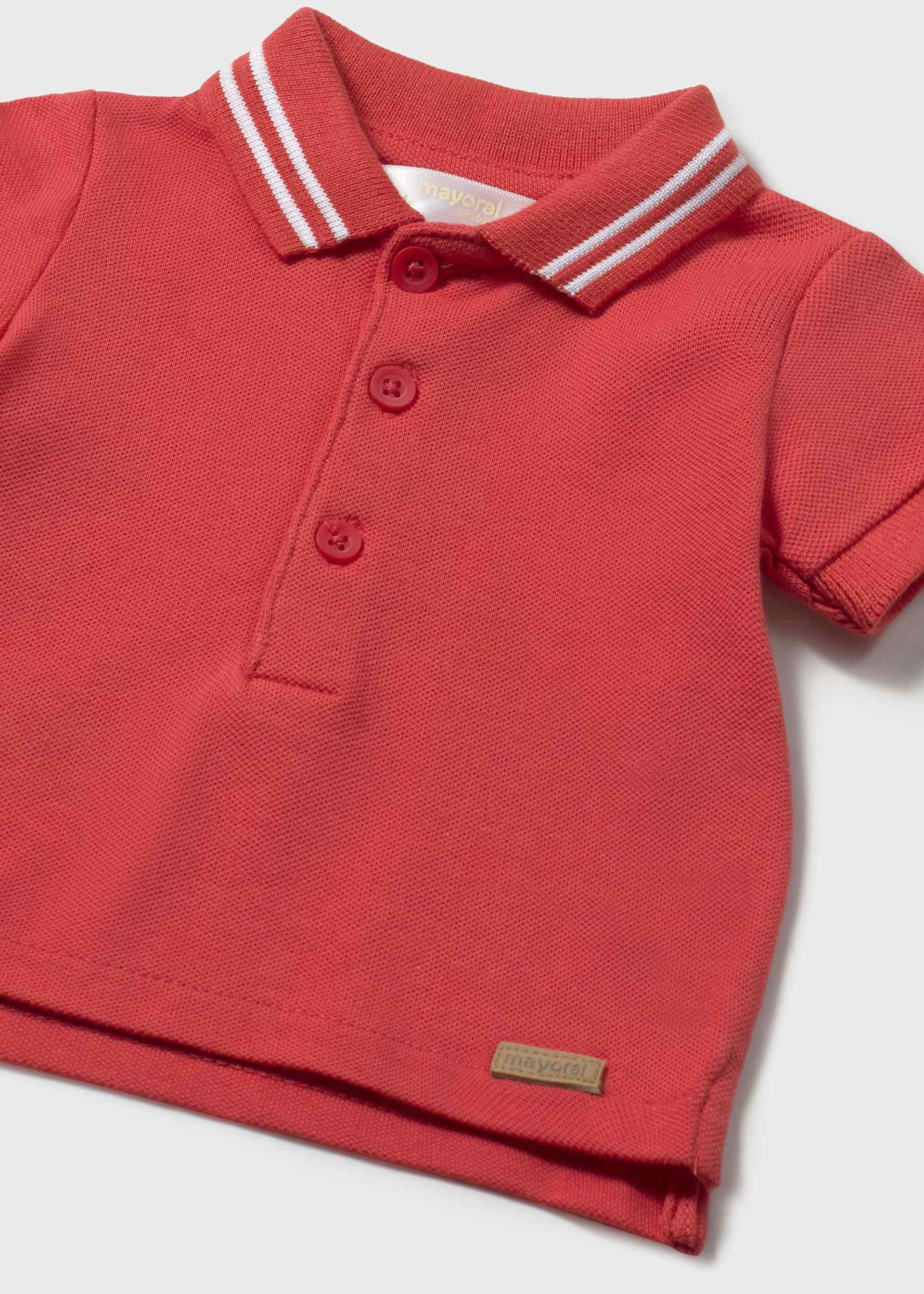 Newborn pique polo shirt Newborn pique polo shirt