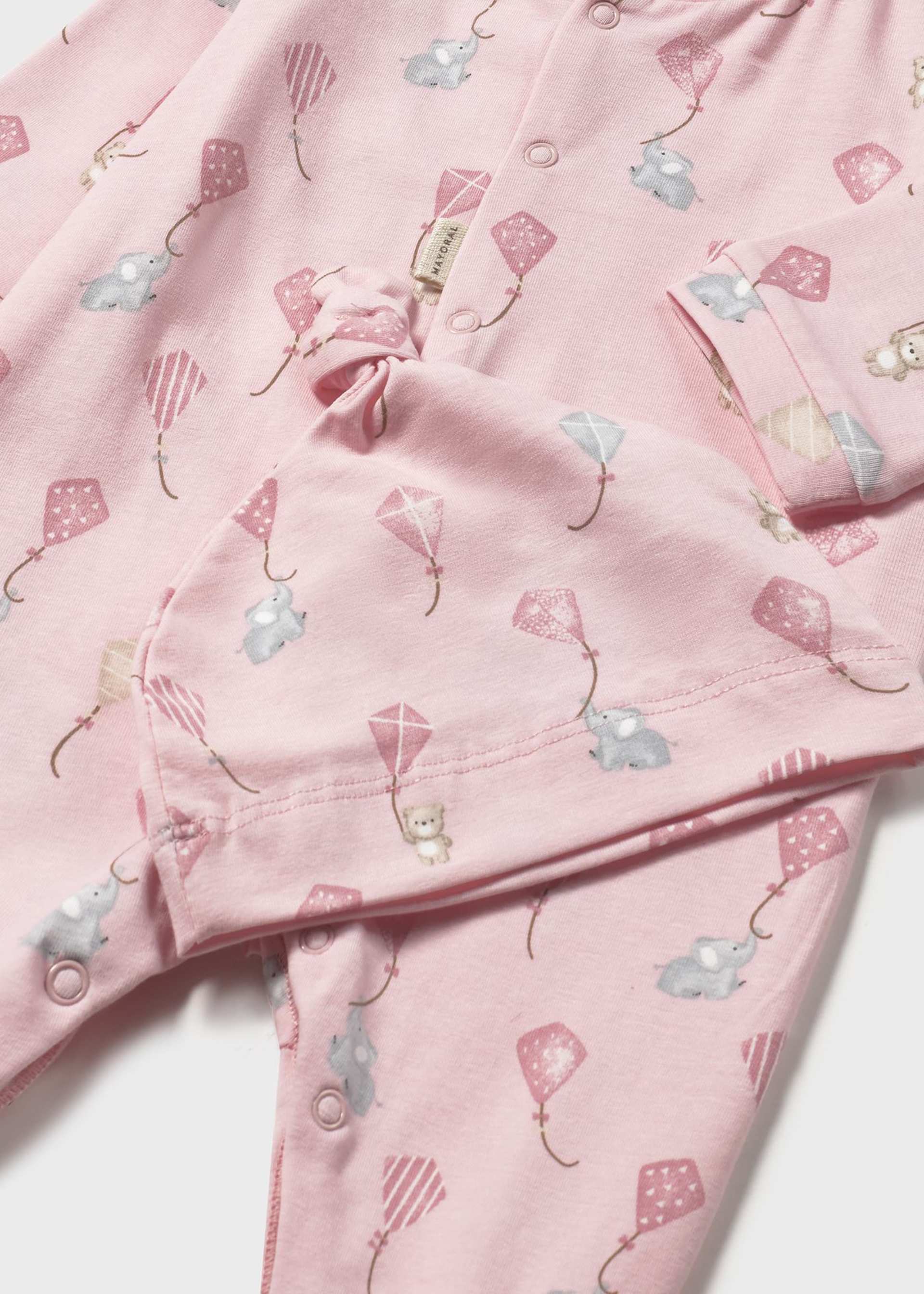 Pijama larga con gorro recién nacido Pijama larga con gorro recién nacido