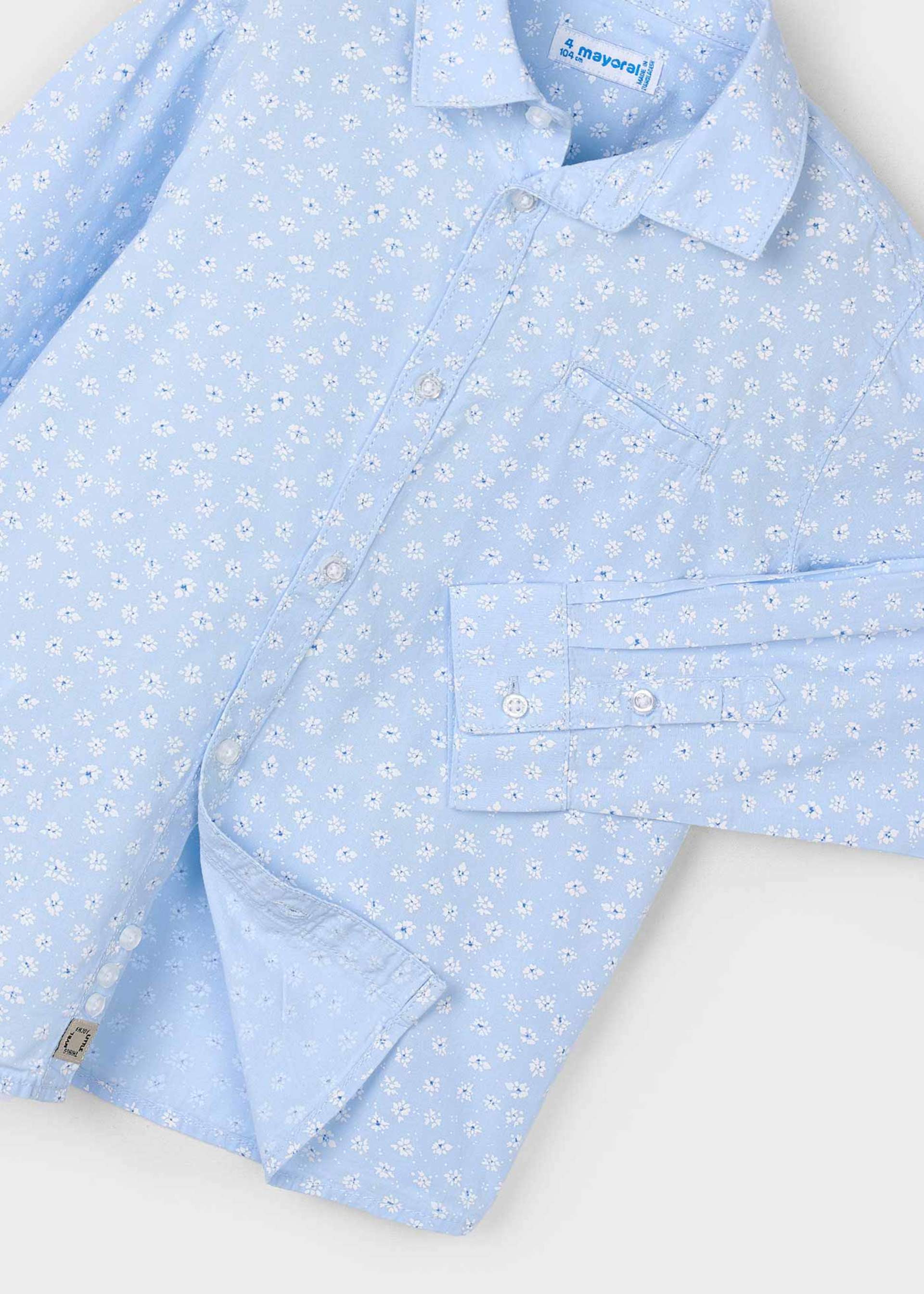 Chemise imprimée à manches longues Better Cotton garçon