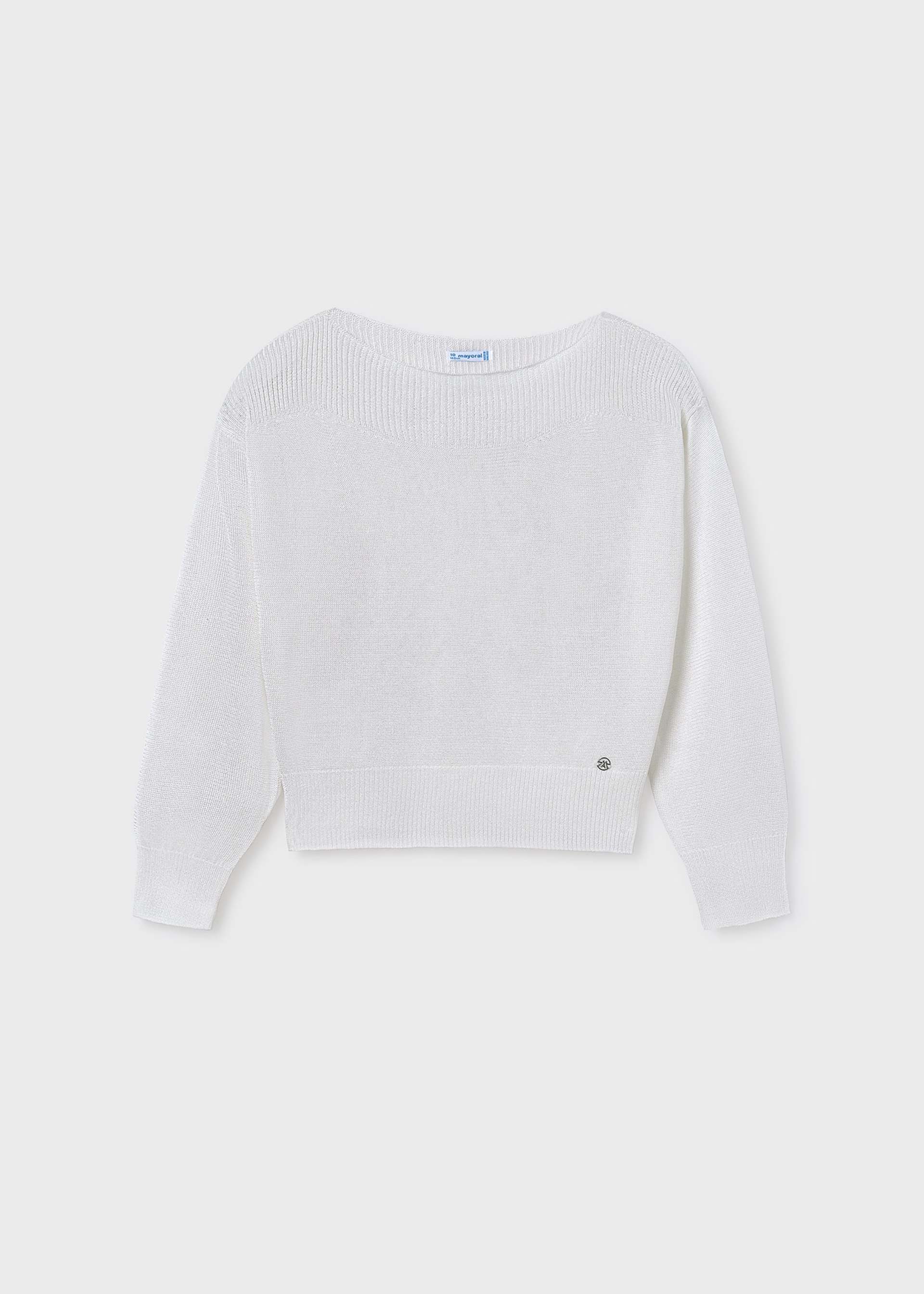 Maglione dettagli costine ragazza