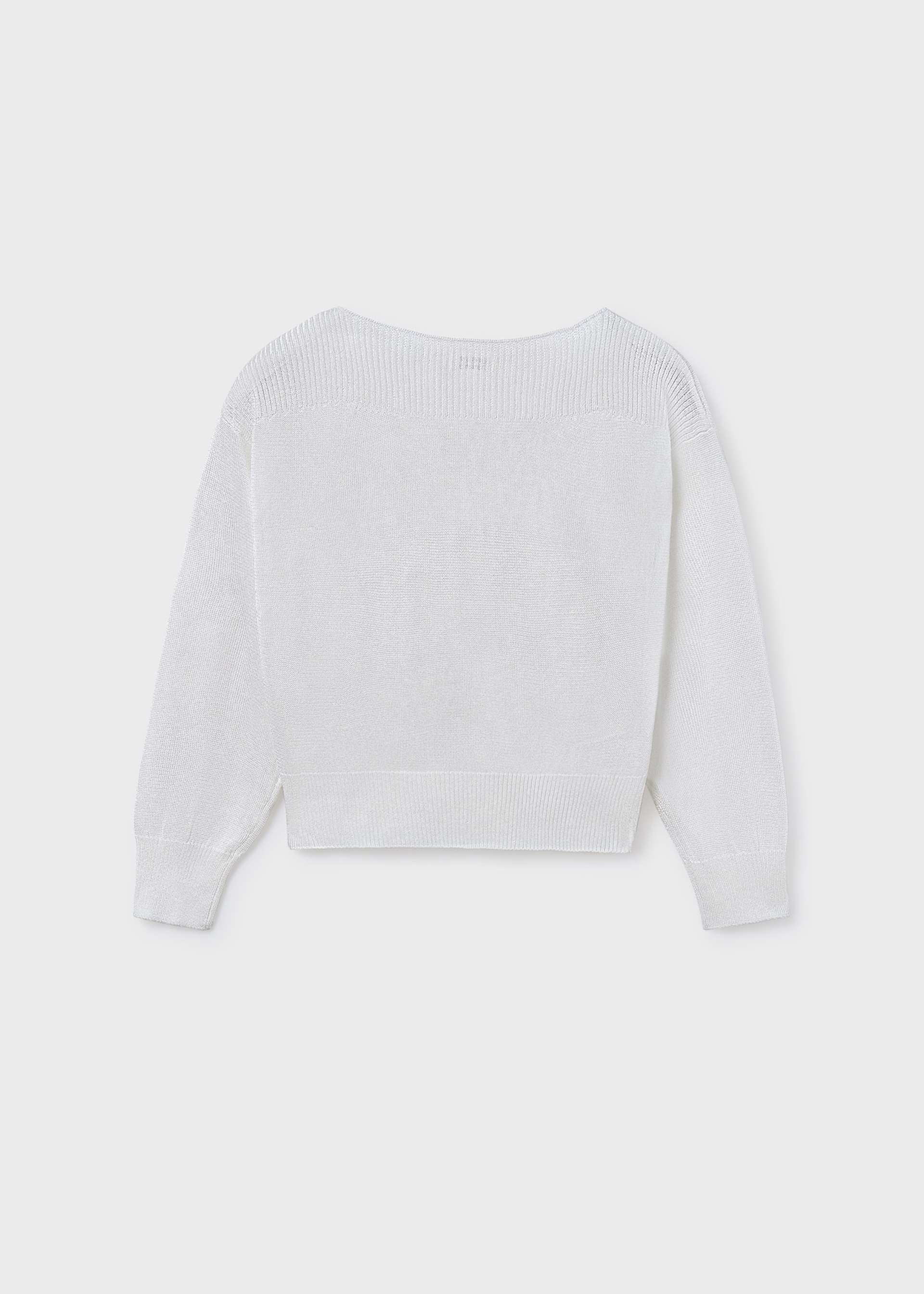 Maglione dettagli costine ragazza