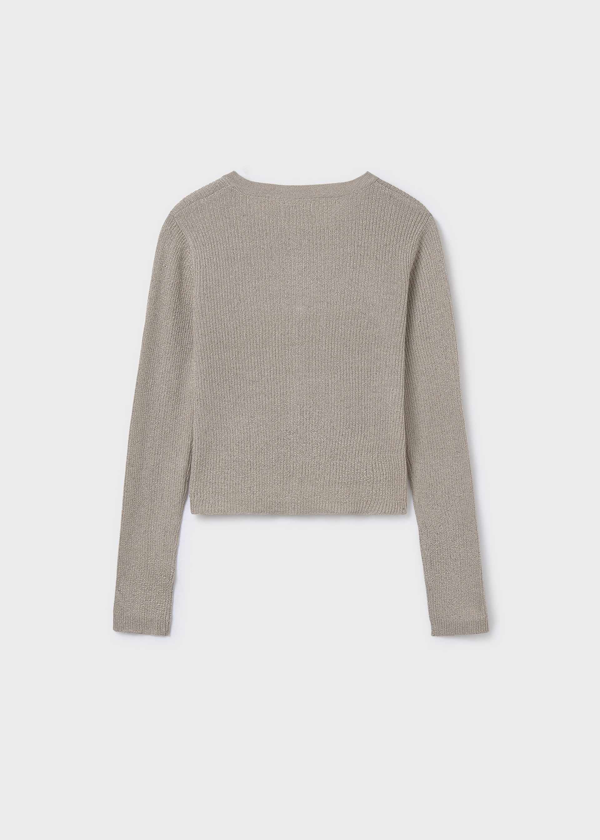 Rebeca tricot canalé chica