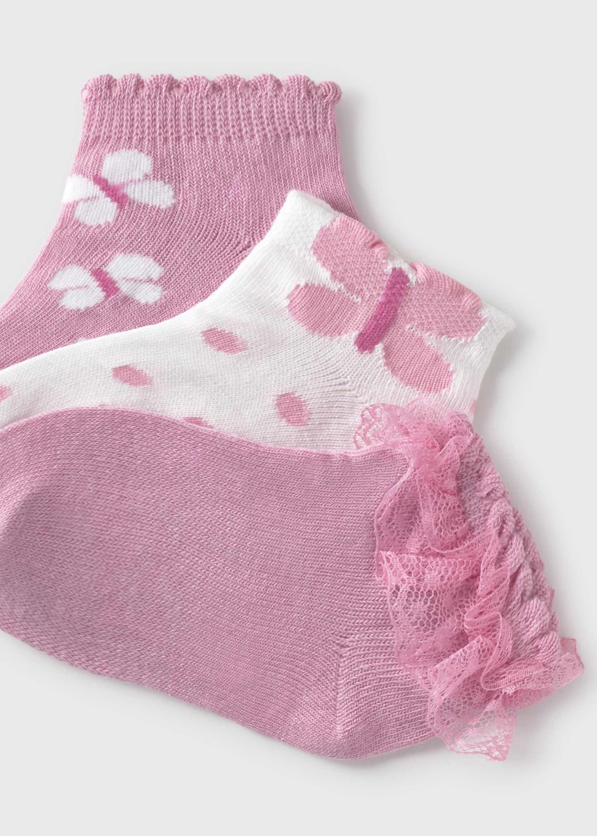 Baby set of 3 patterned socks