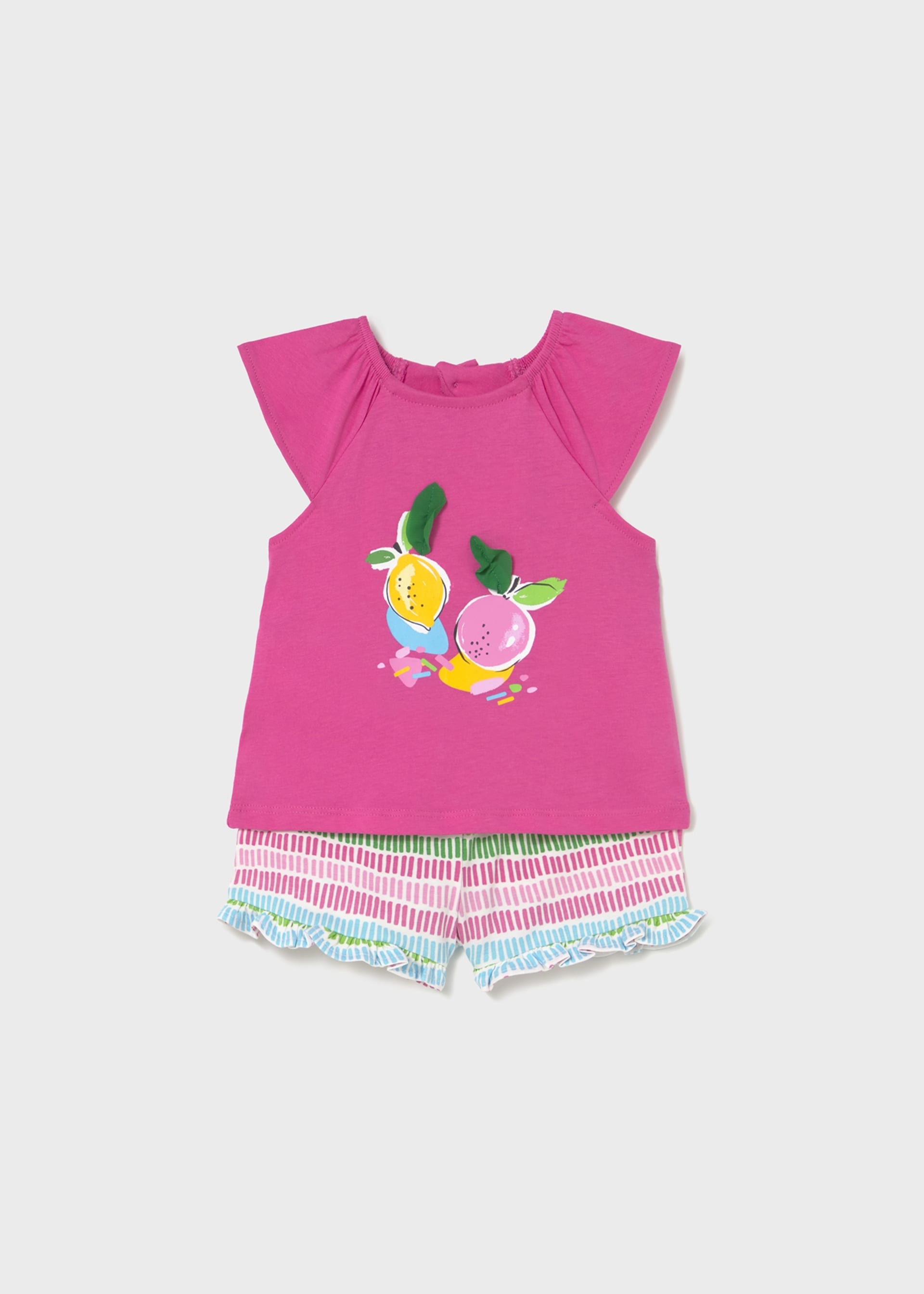 Baby fruit print set