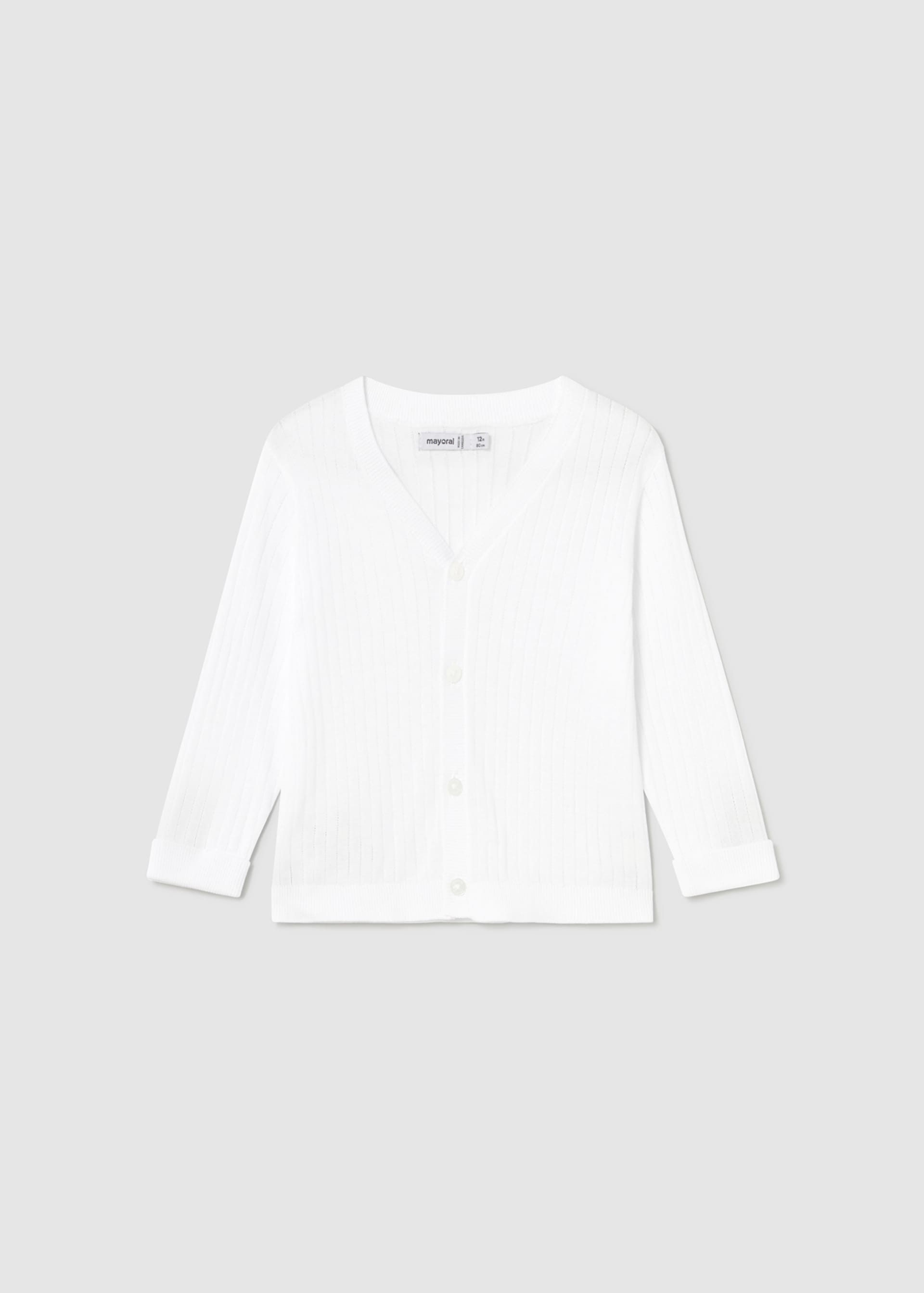 Kardigan niemowlęcy ze strukturą