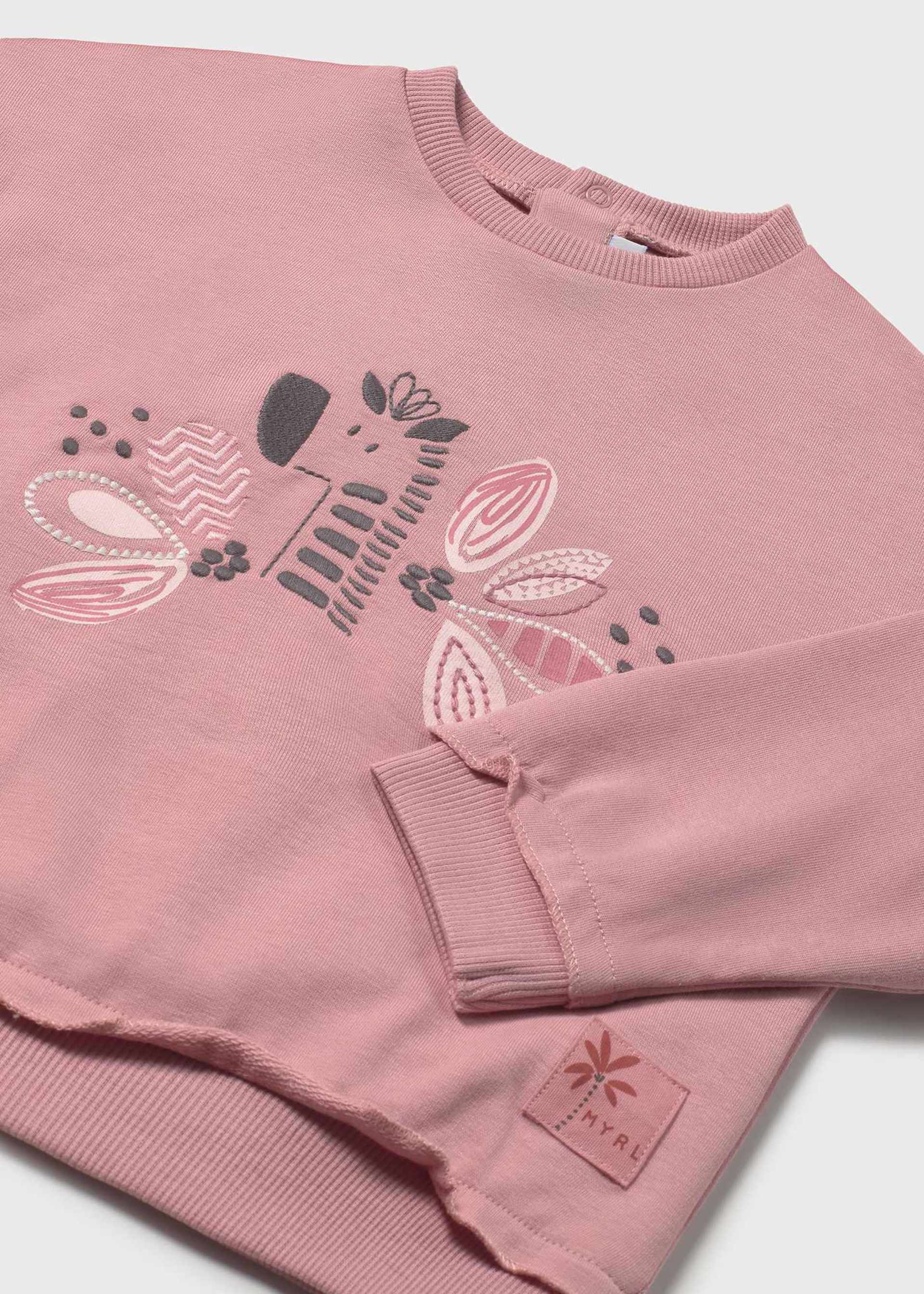 Baby embroidered sweatshirt Baby embroidered sweatshirt