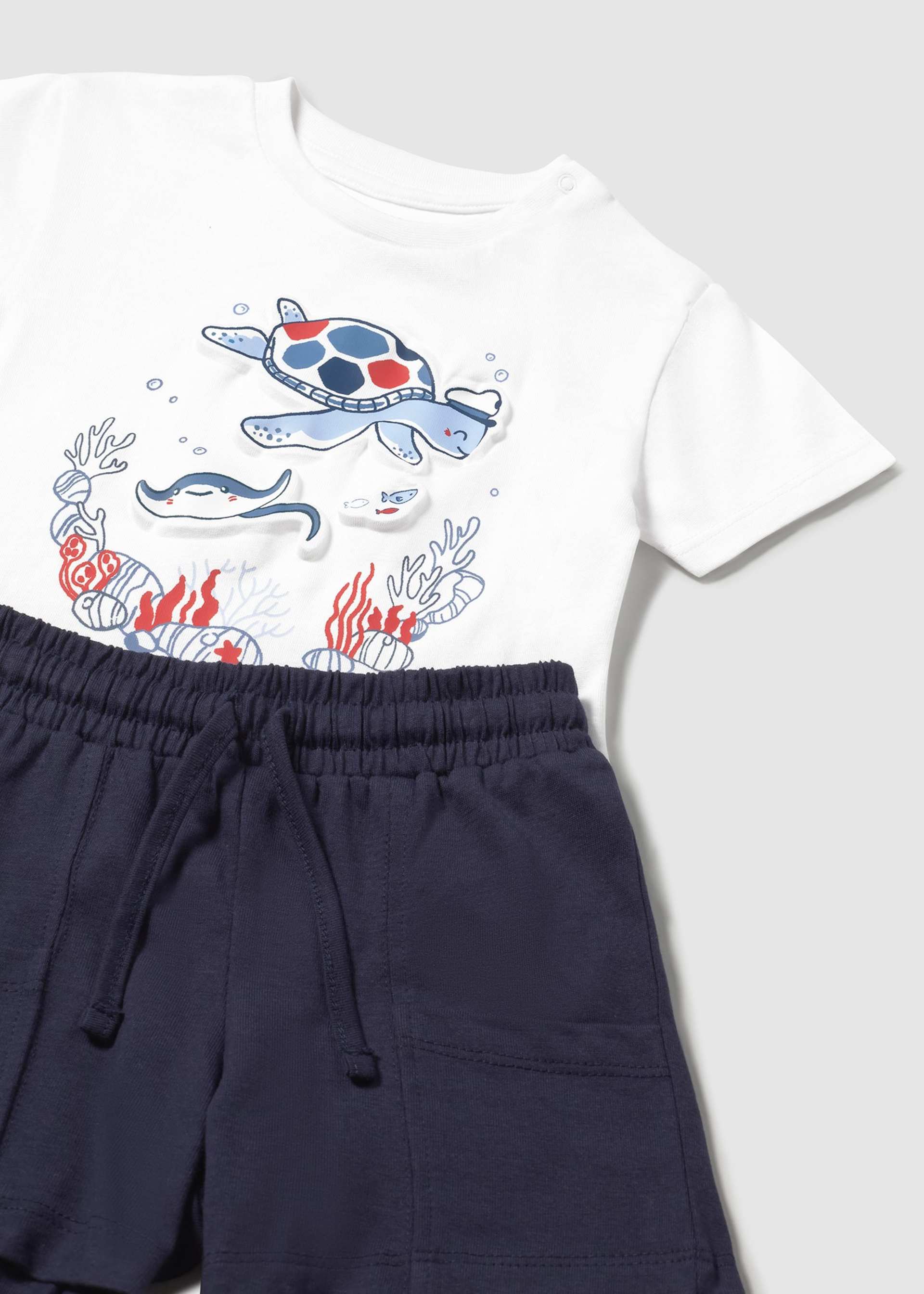 Baby Shorts and Sea Turtles T-Shirt Set Baby Shorts and Sea Turtles T-Shirt Set