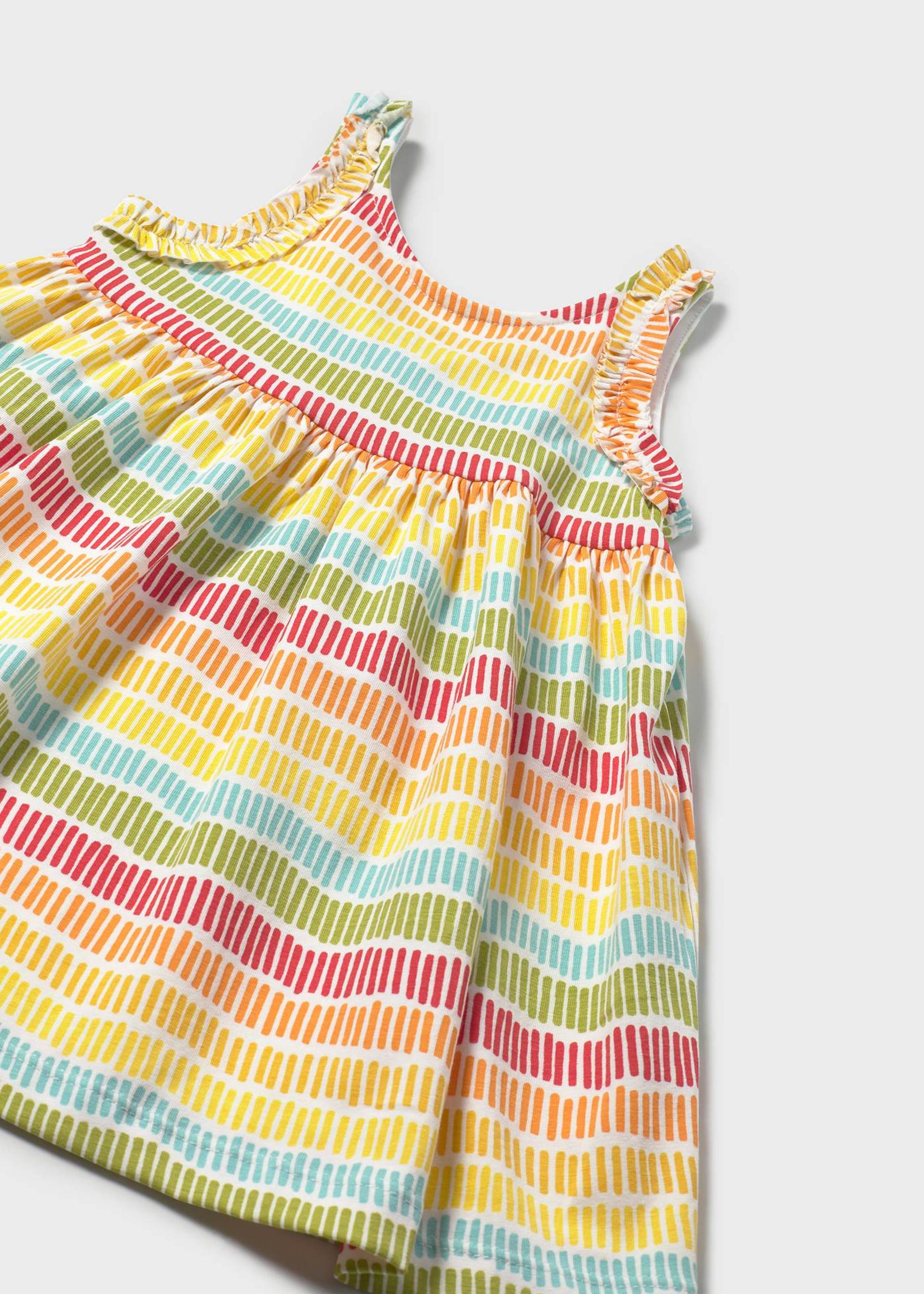 Robe avec bloomer imprimé bébé