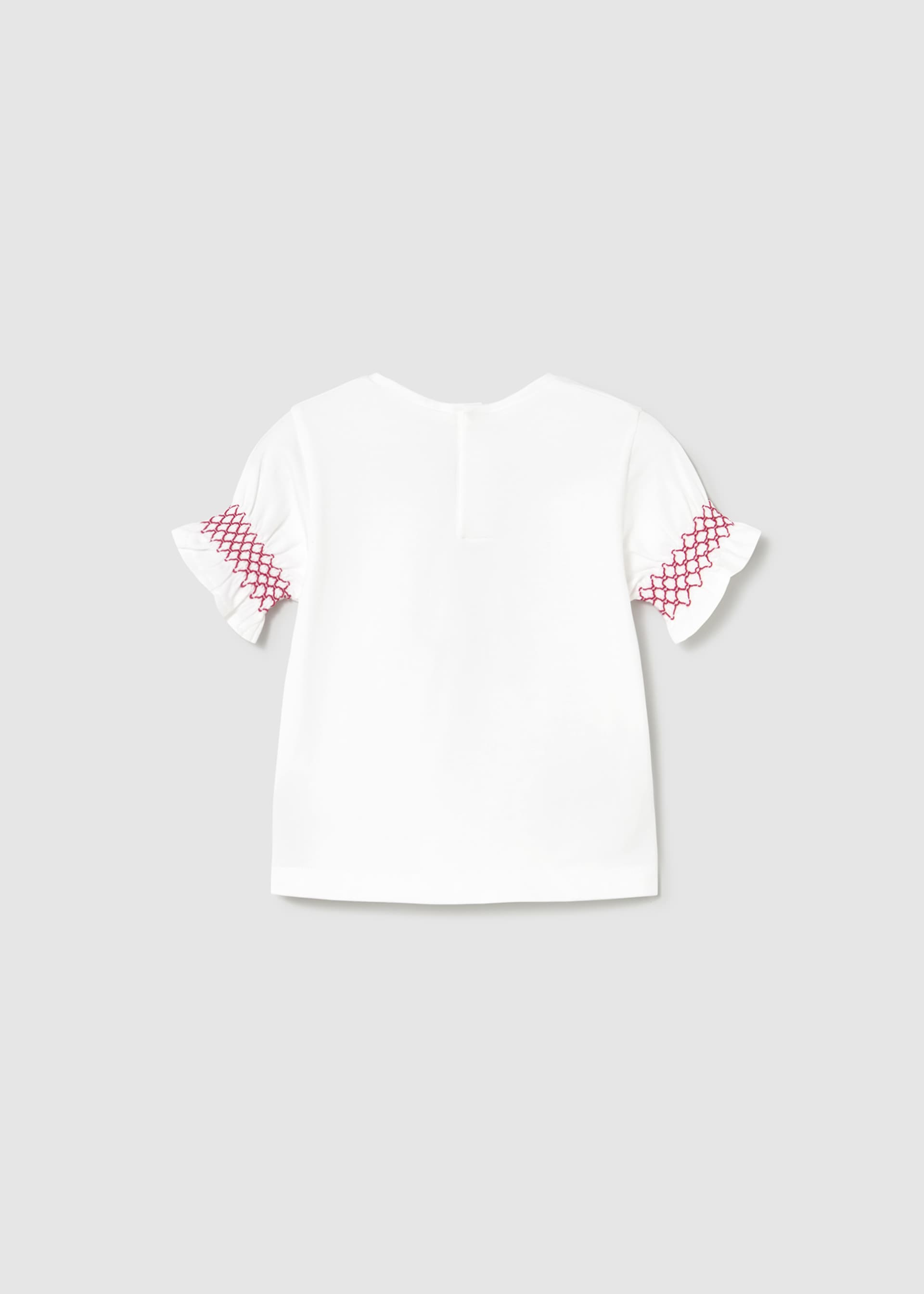 Baby cherry applique top