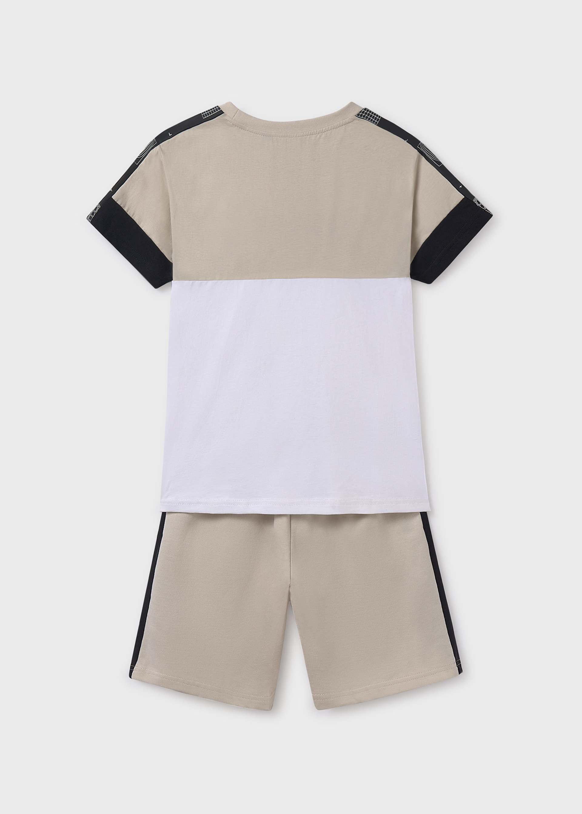 Set bermude si tricou banda baiat Set bermude si tricou banda baiat