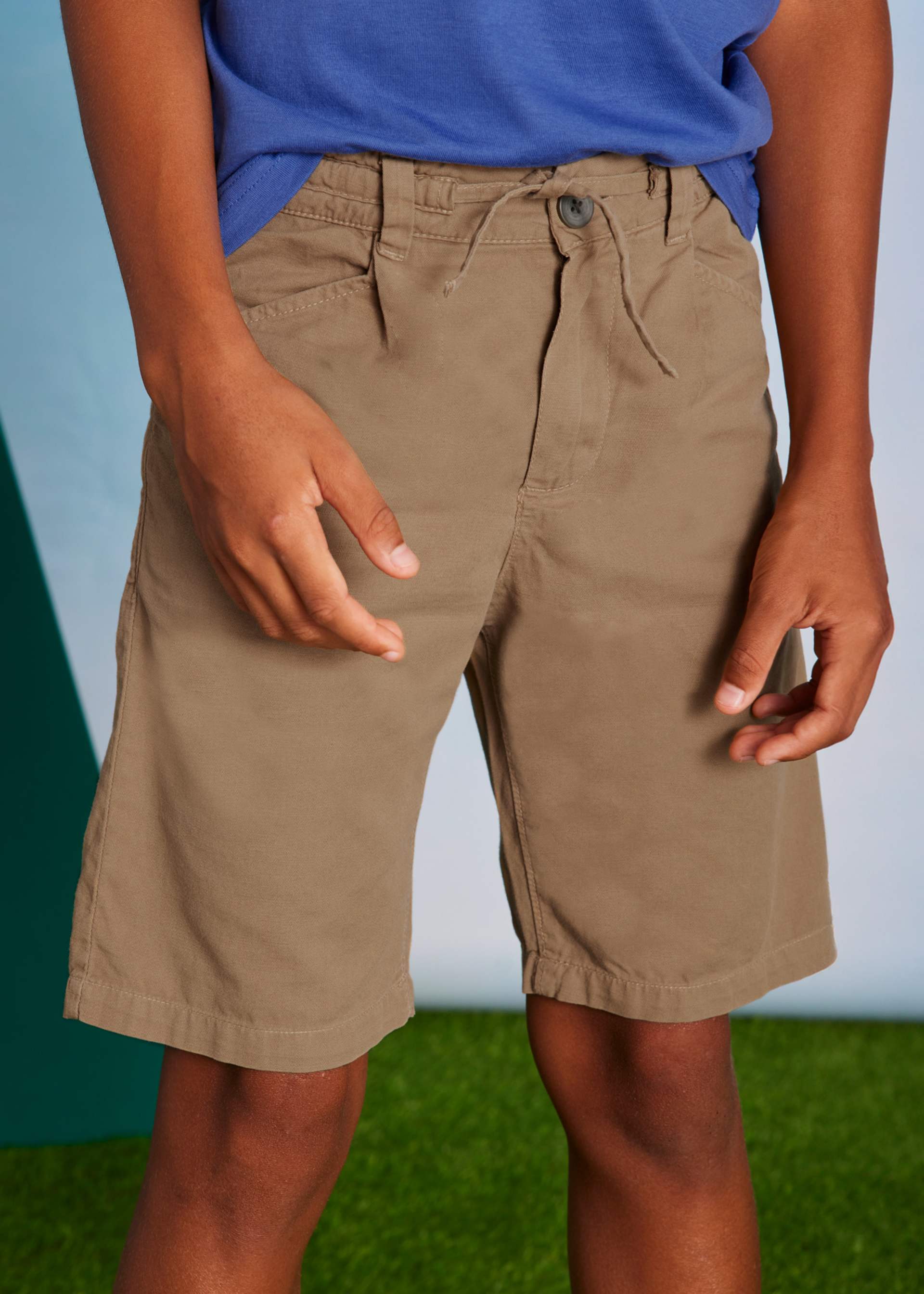 Boy wide fit chino shorts Boy wide fit chino shorts