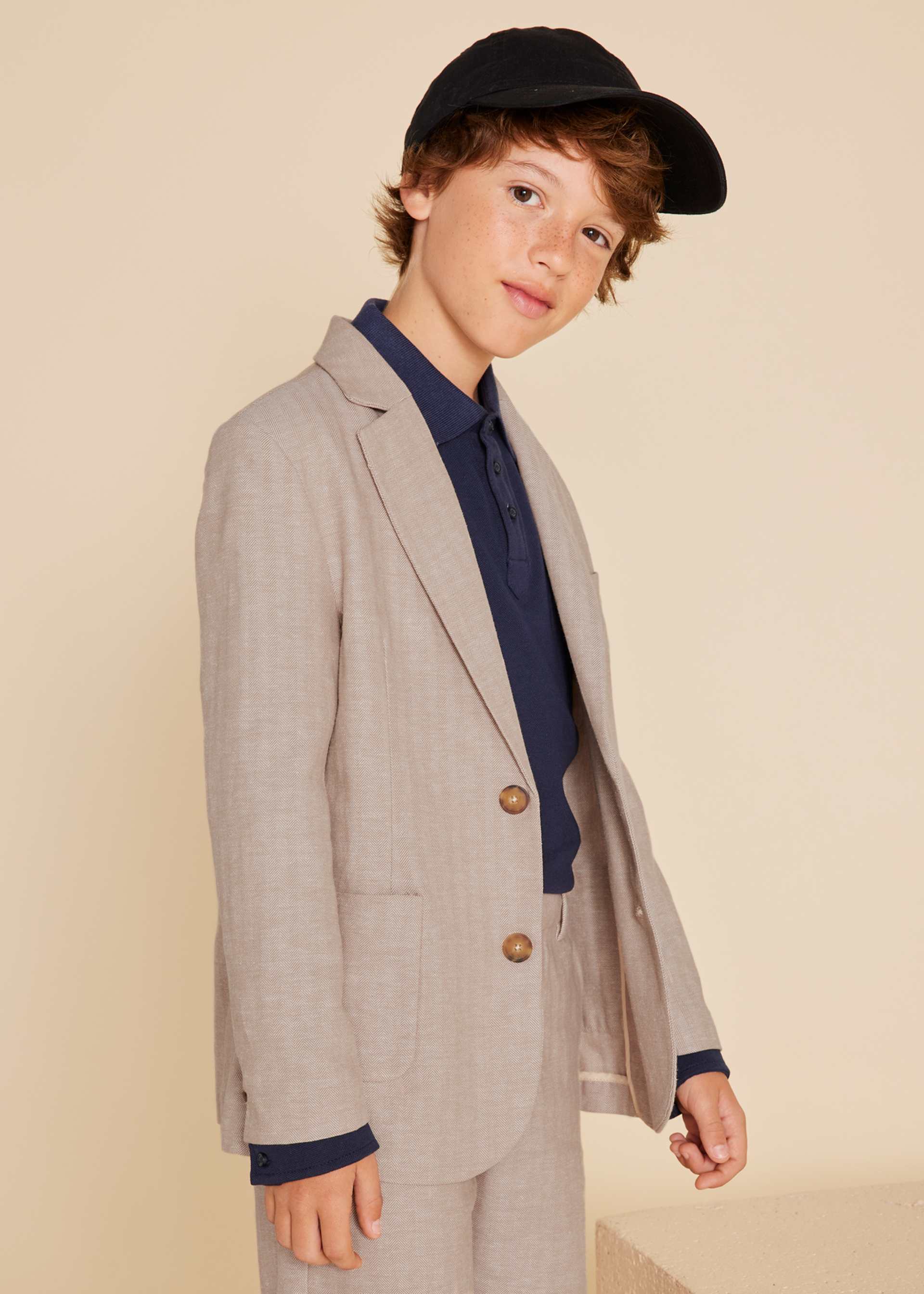 Giacca elegante lino ragazzo