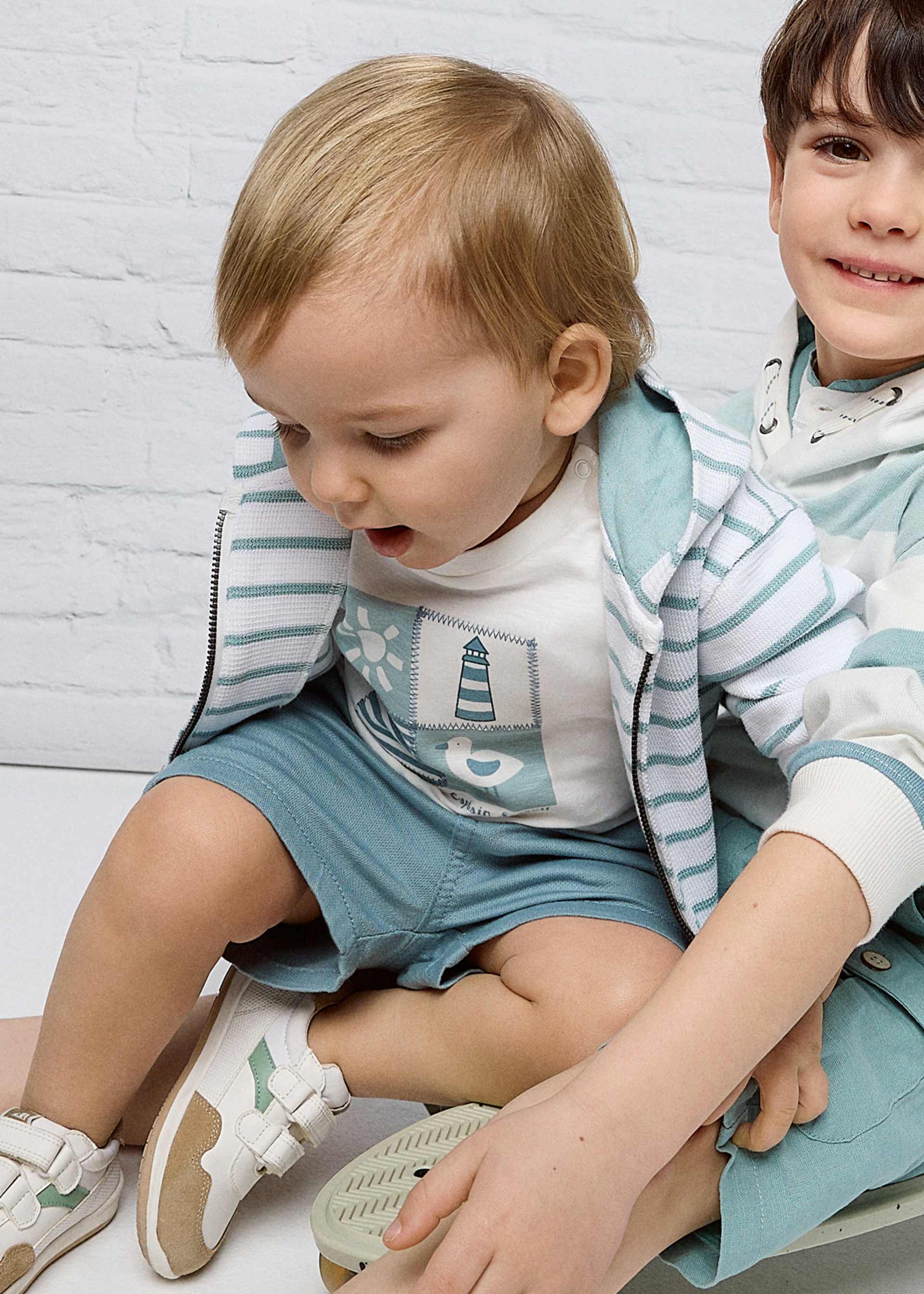 Felpa righe neonato Felpa righe neonato