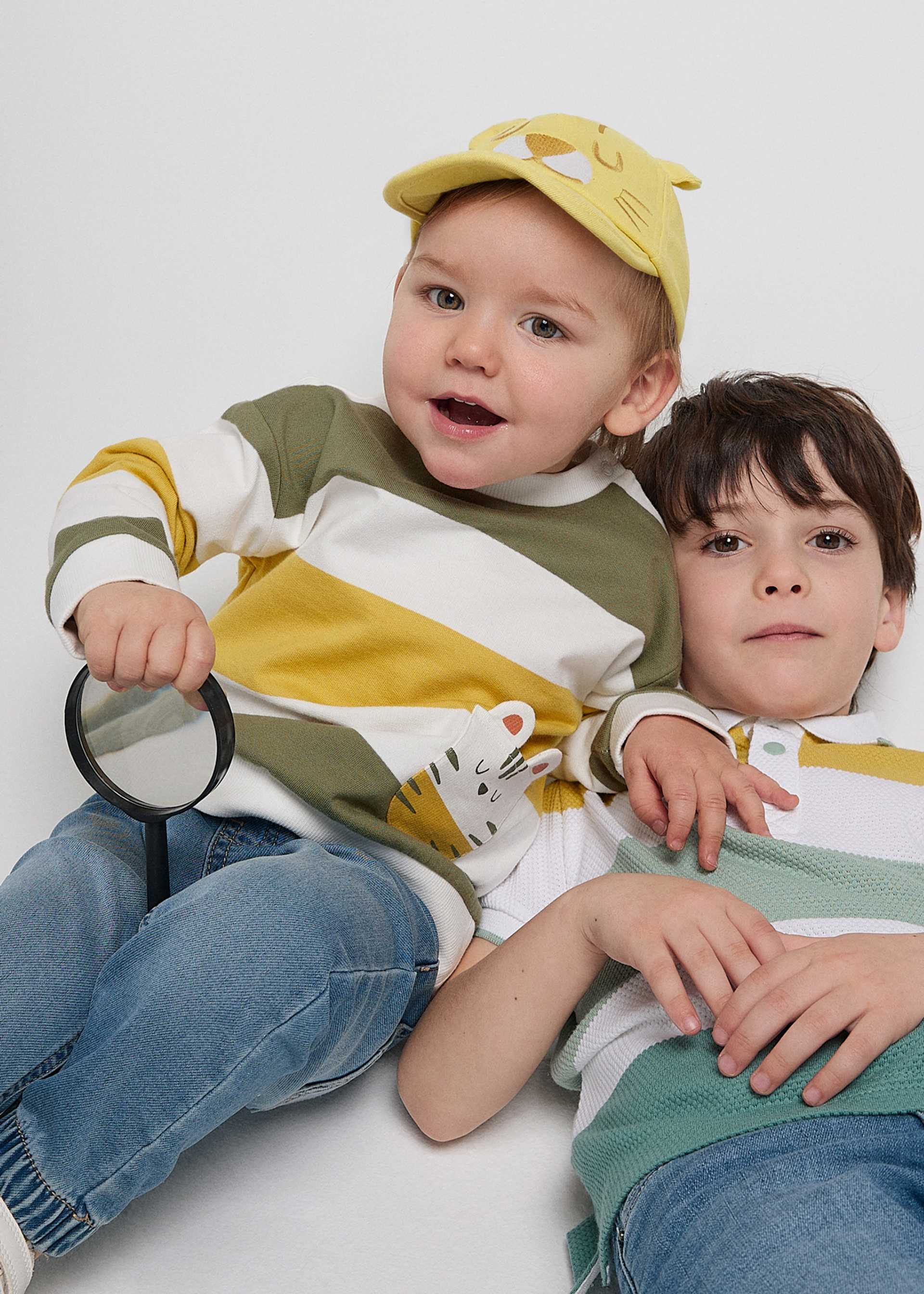 Sweatshirt gestreift Baby