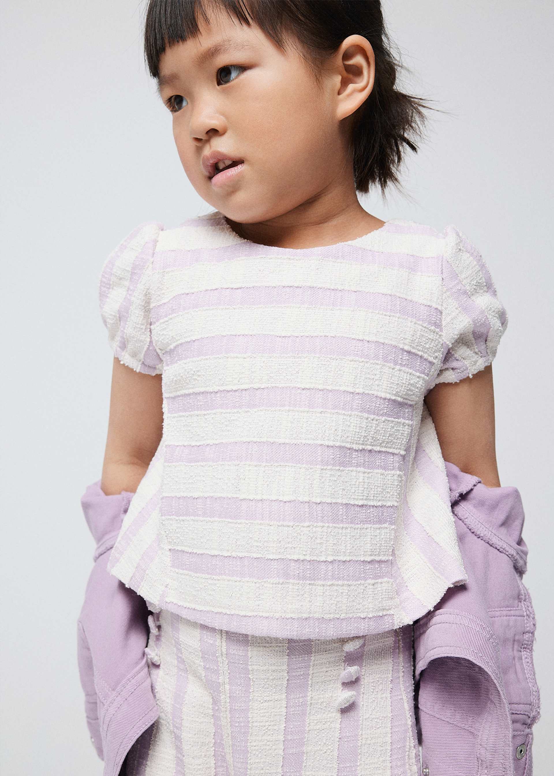 Camisola riscas menina