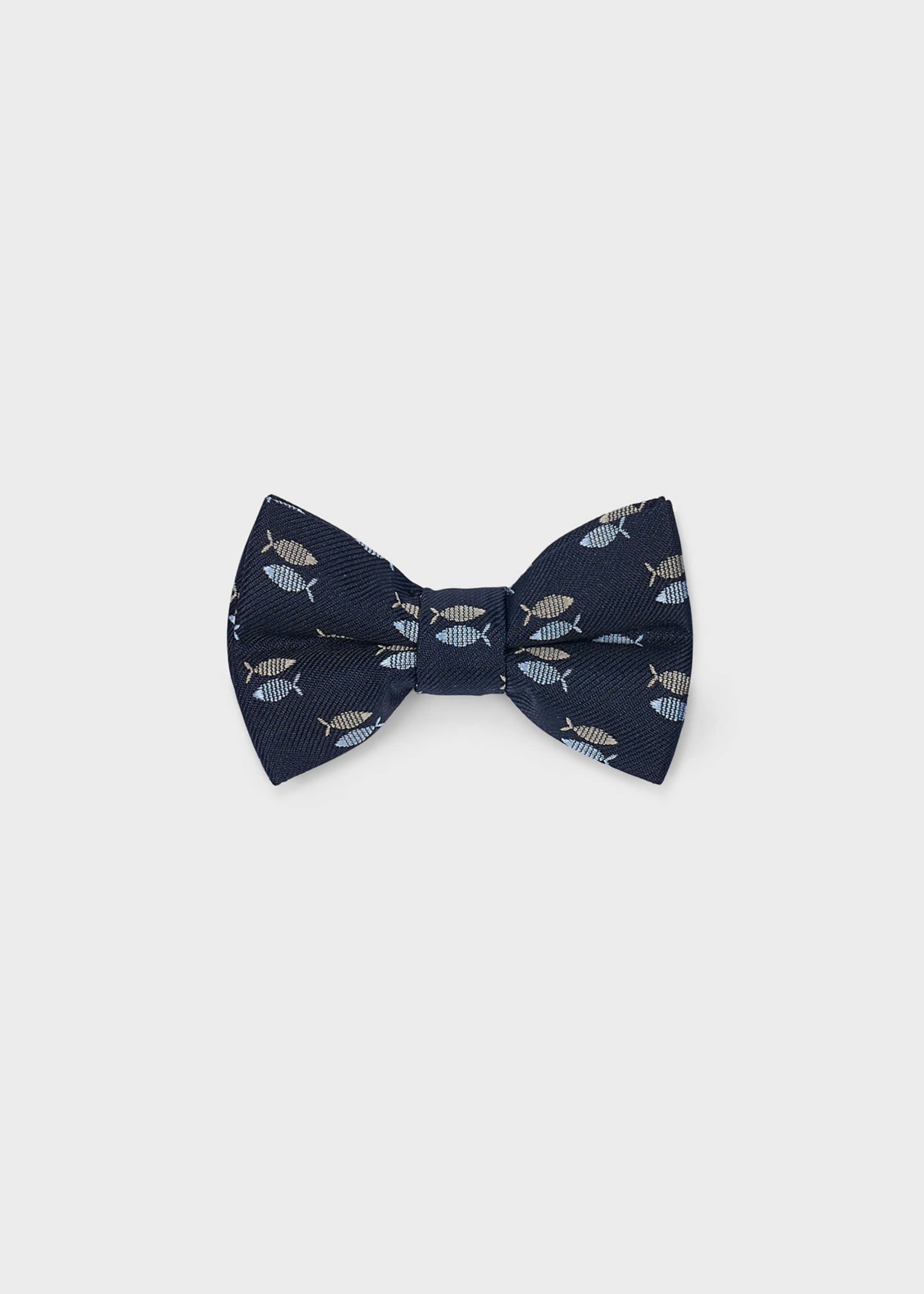 Boy fish print bow tie