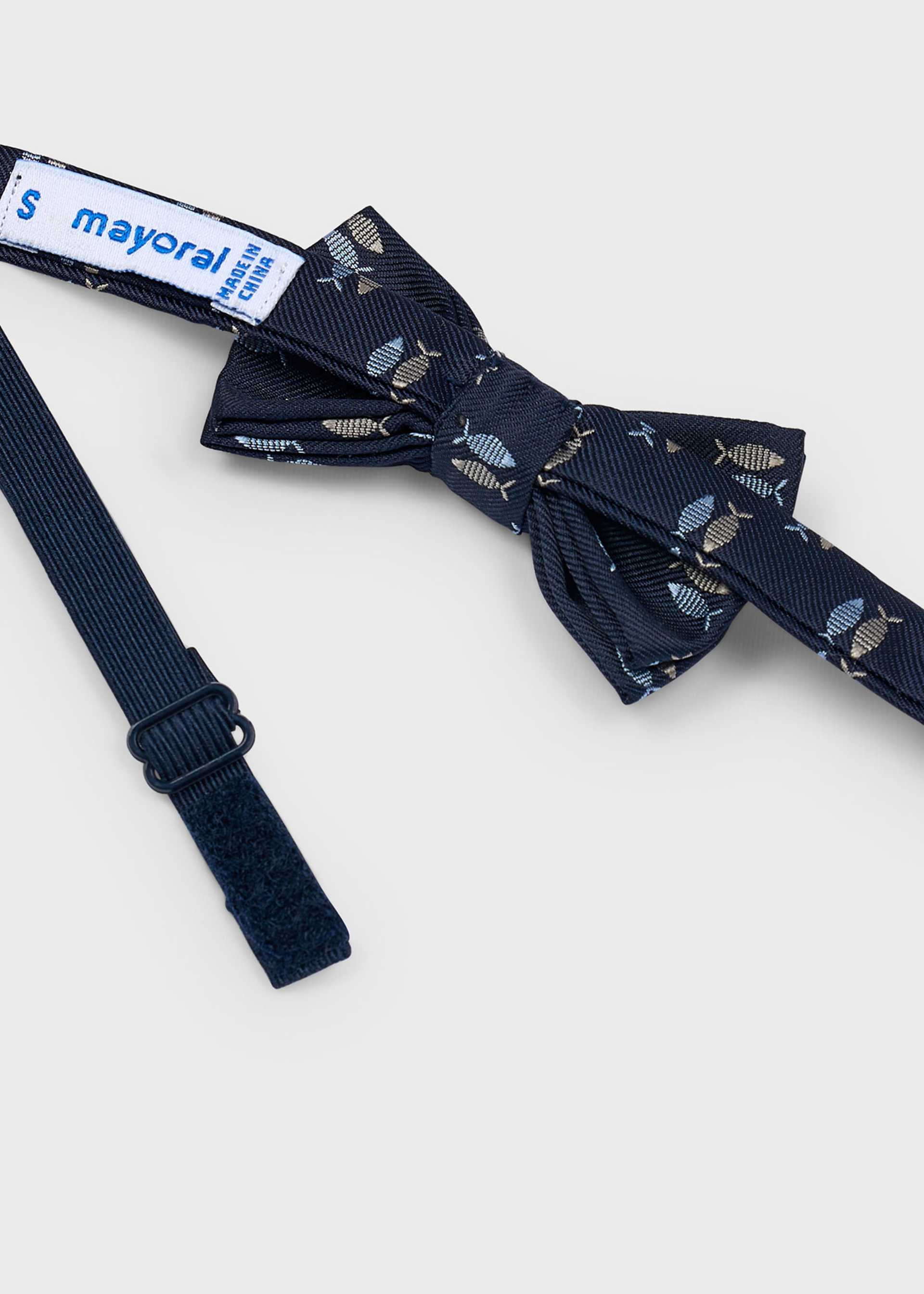 Boy fish print bow tie