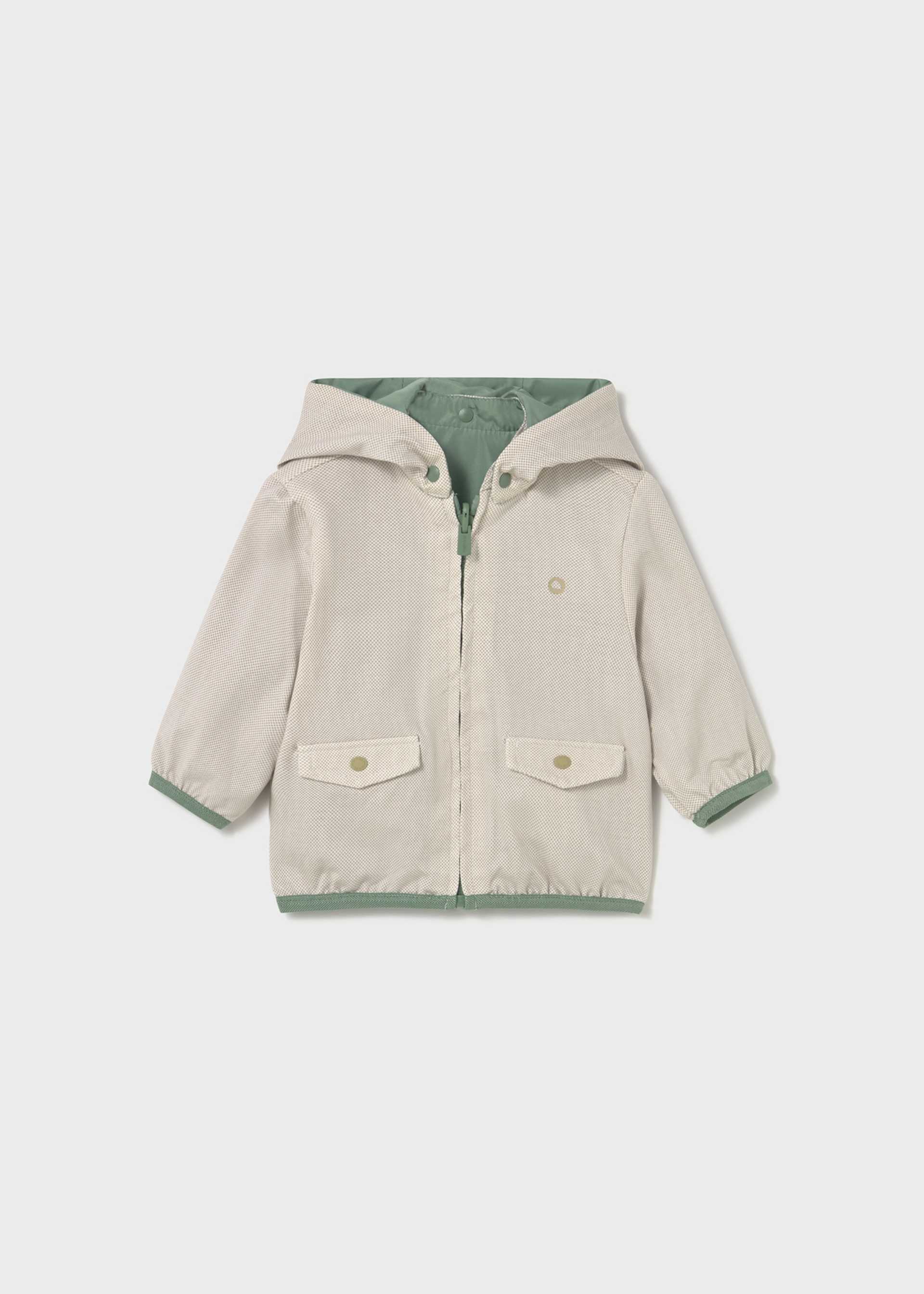 Newborn boy reversible windbreaker