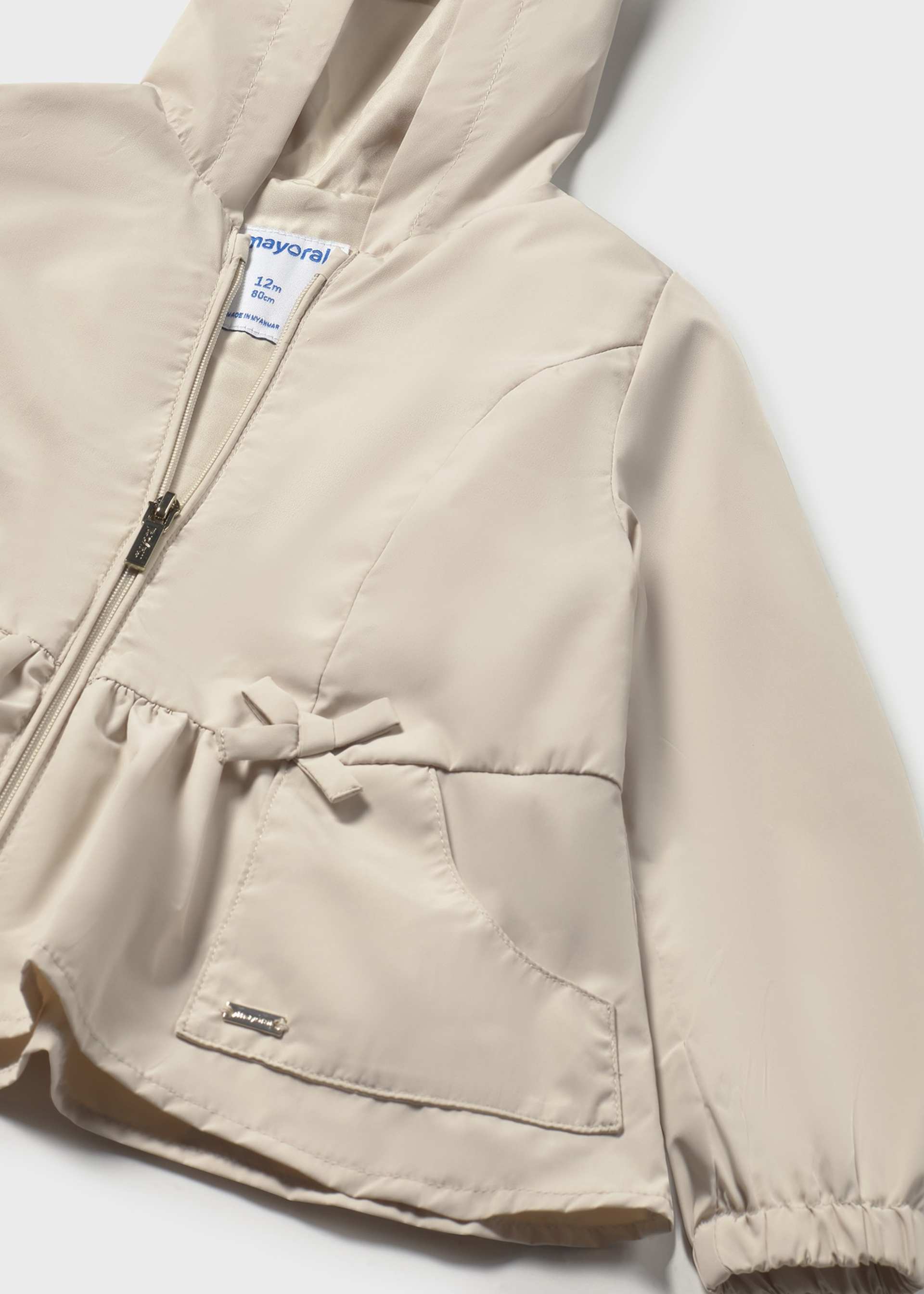 Baby hooded windbreaker