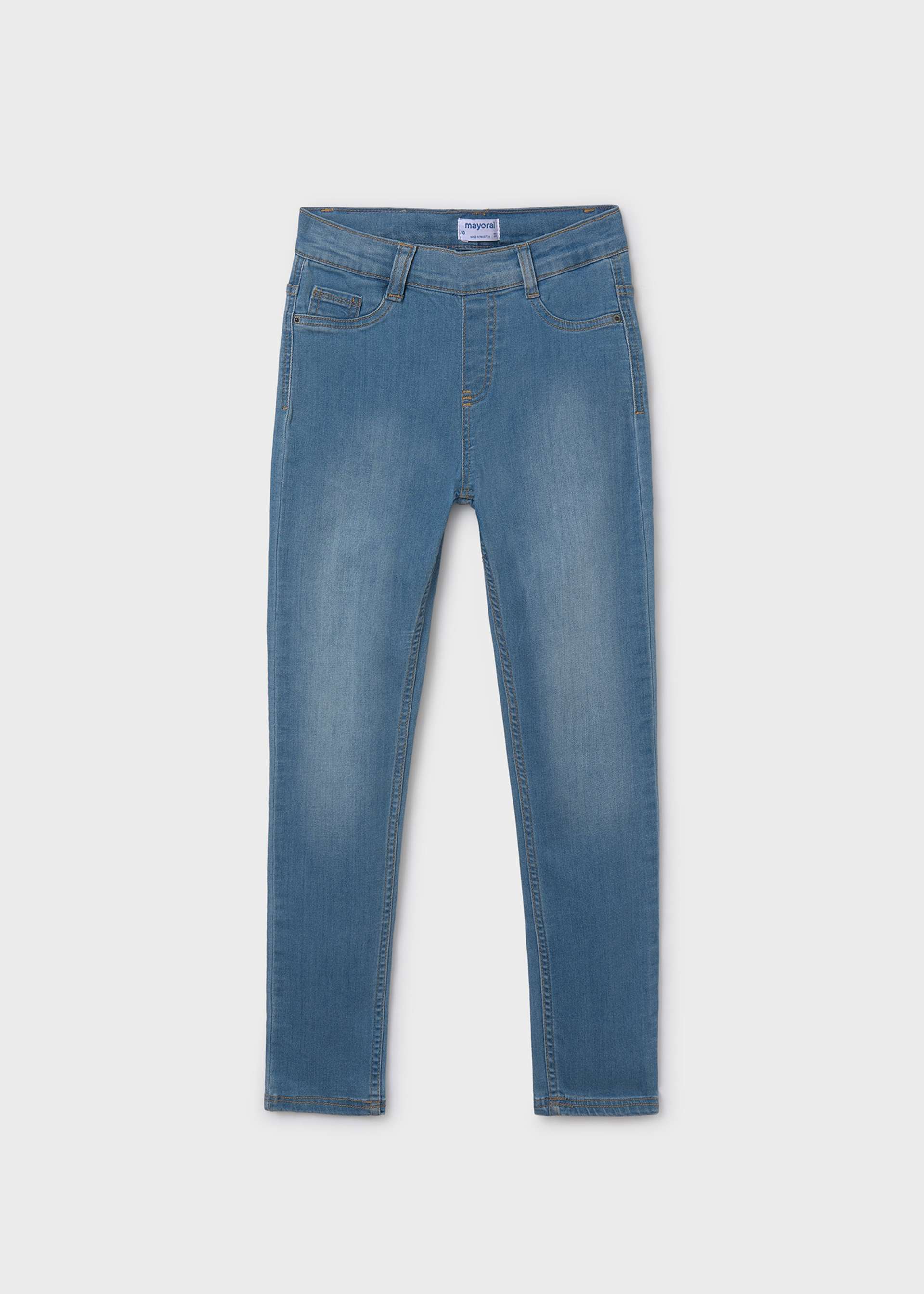 Pantalón entubado básico chica