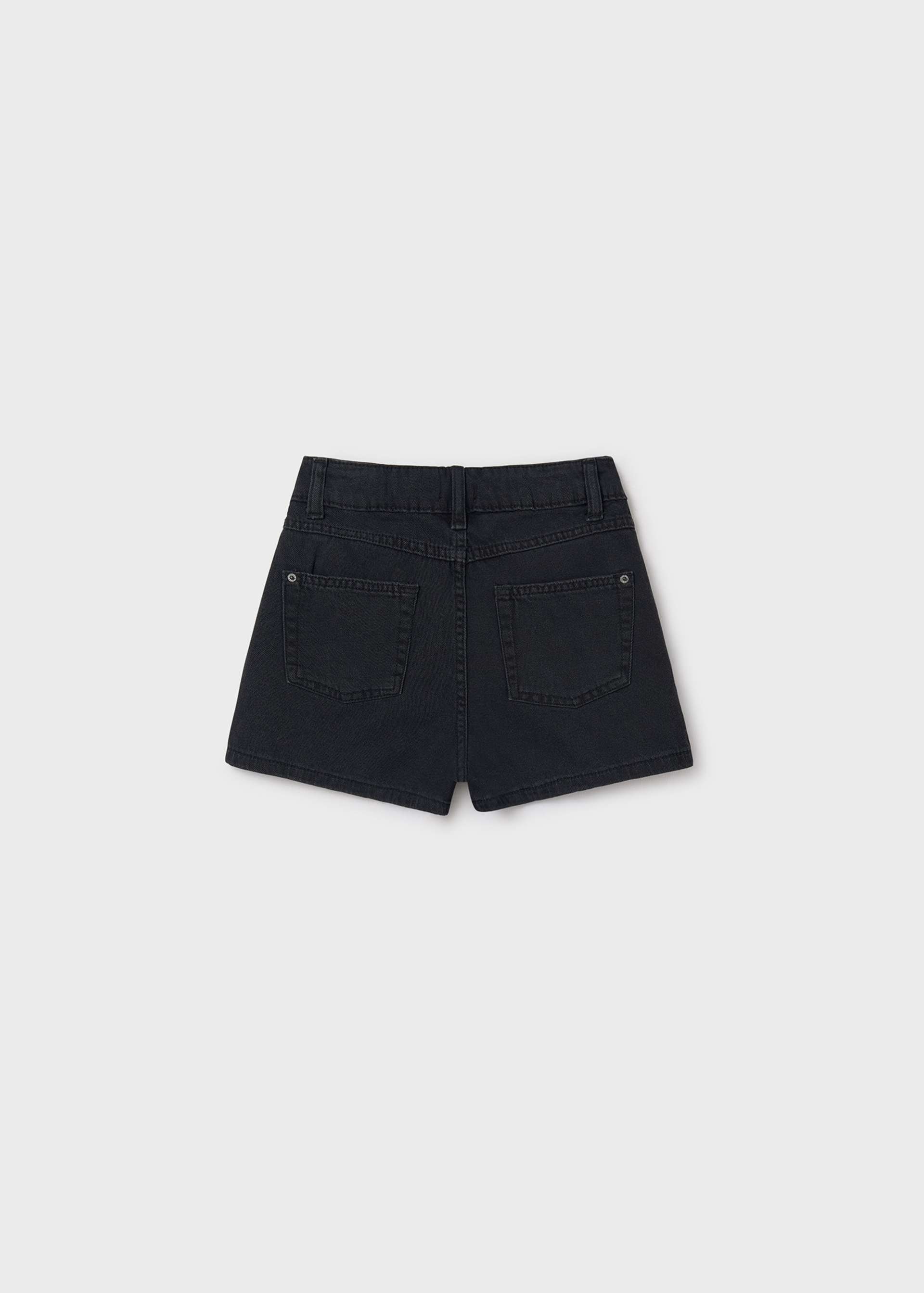 Pantaloncino denim vita alta ragazza
