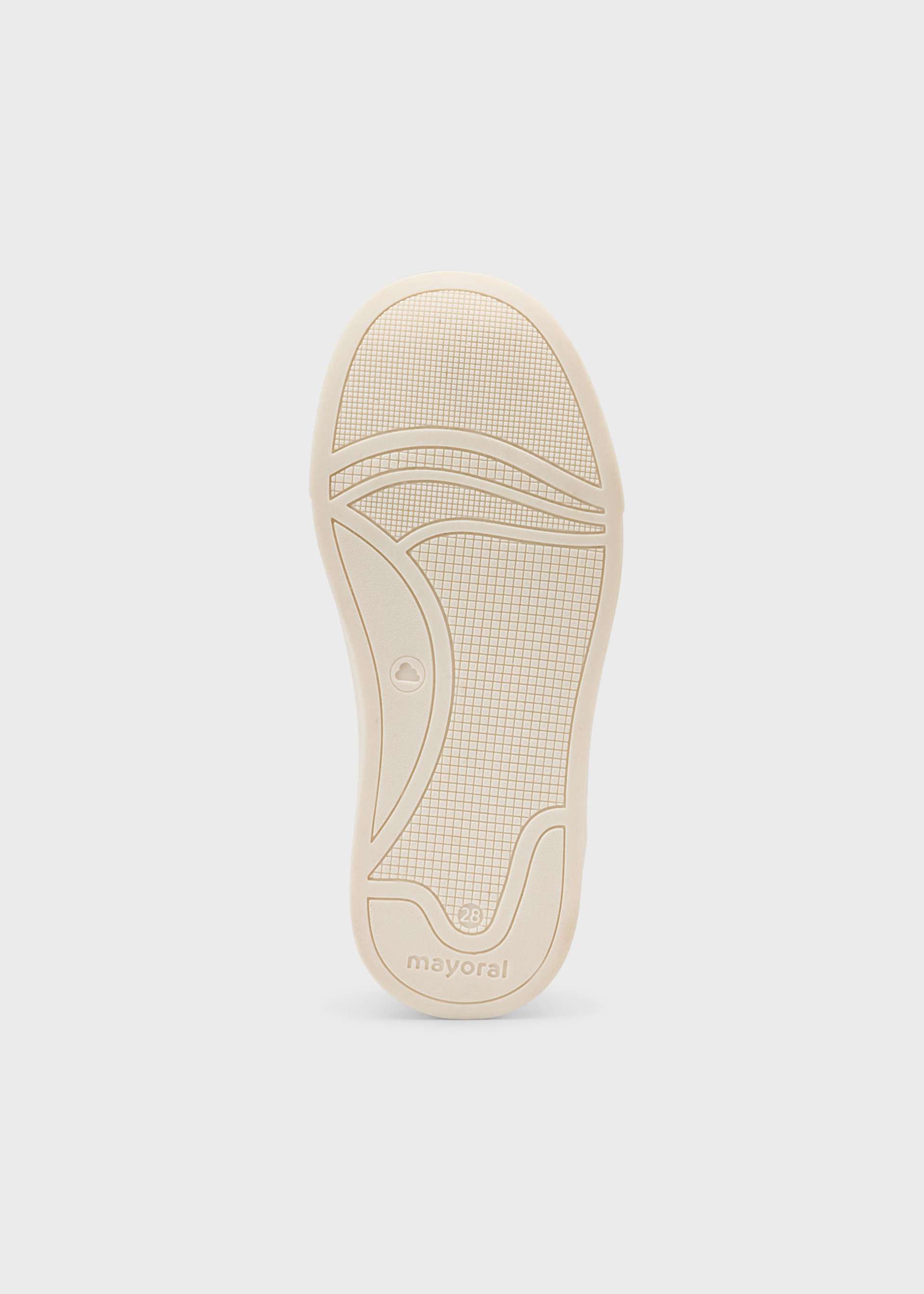 Buty sportowe ze skóry z kokardkami dla dziewczynki