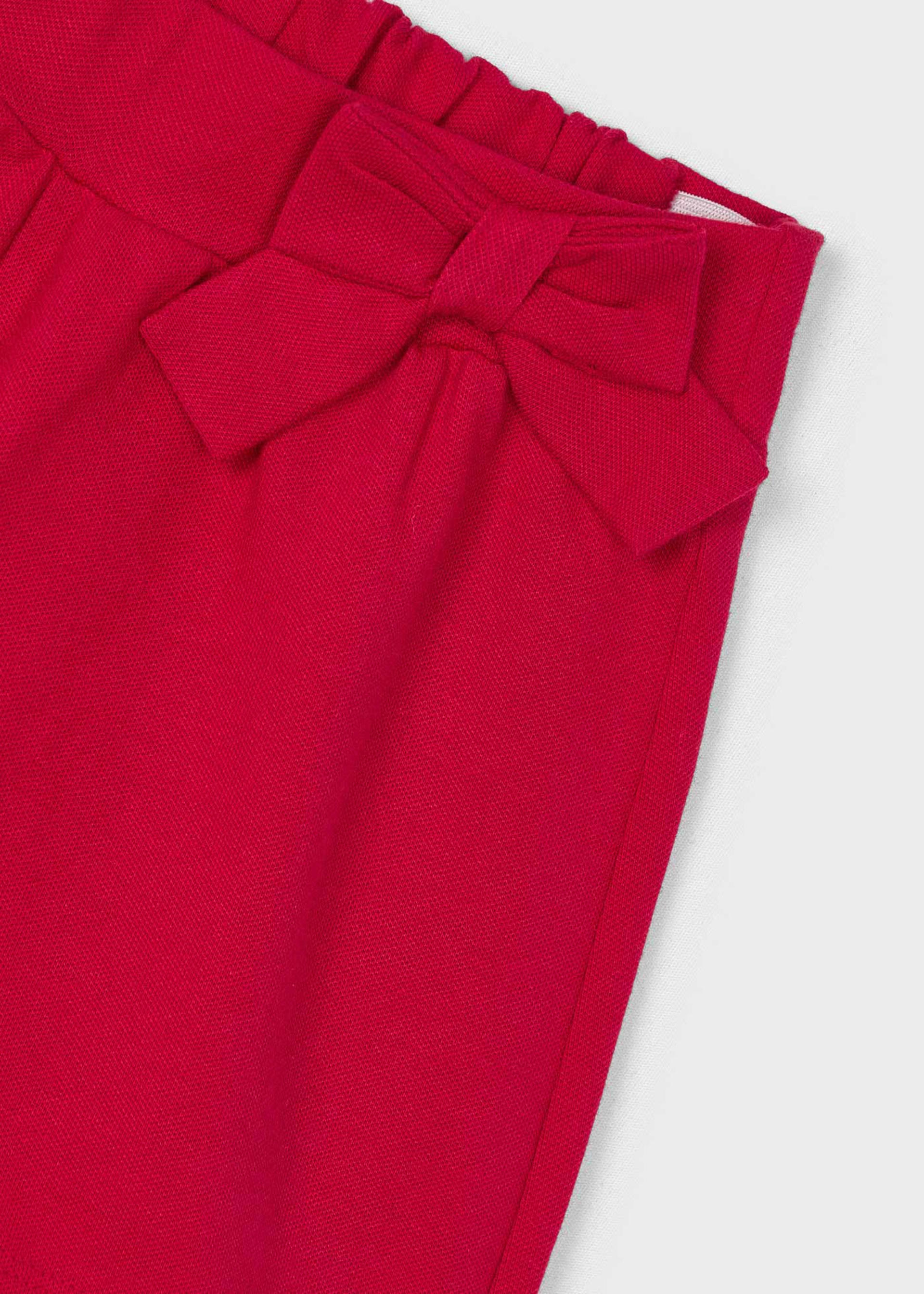 Къс панталон от пике за момиче