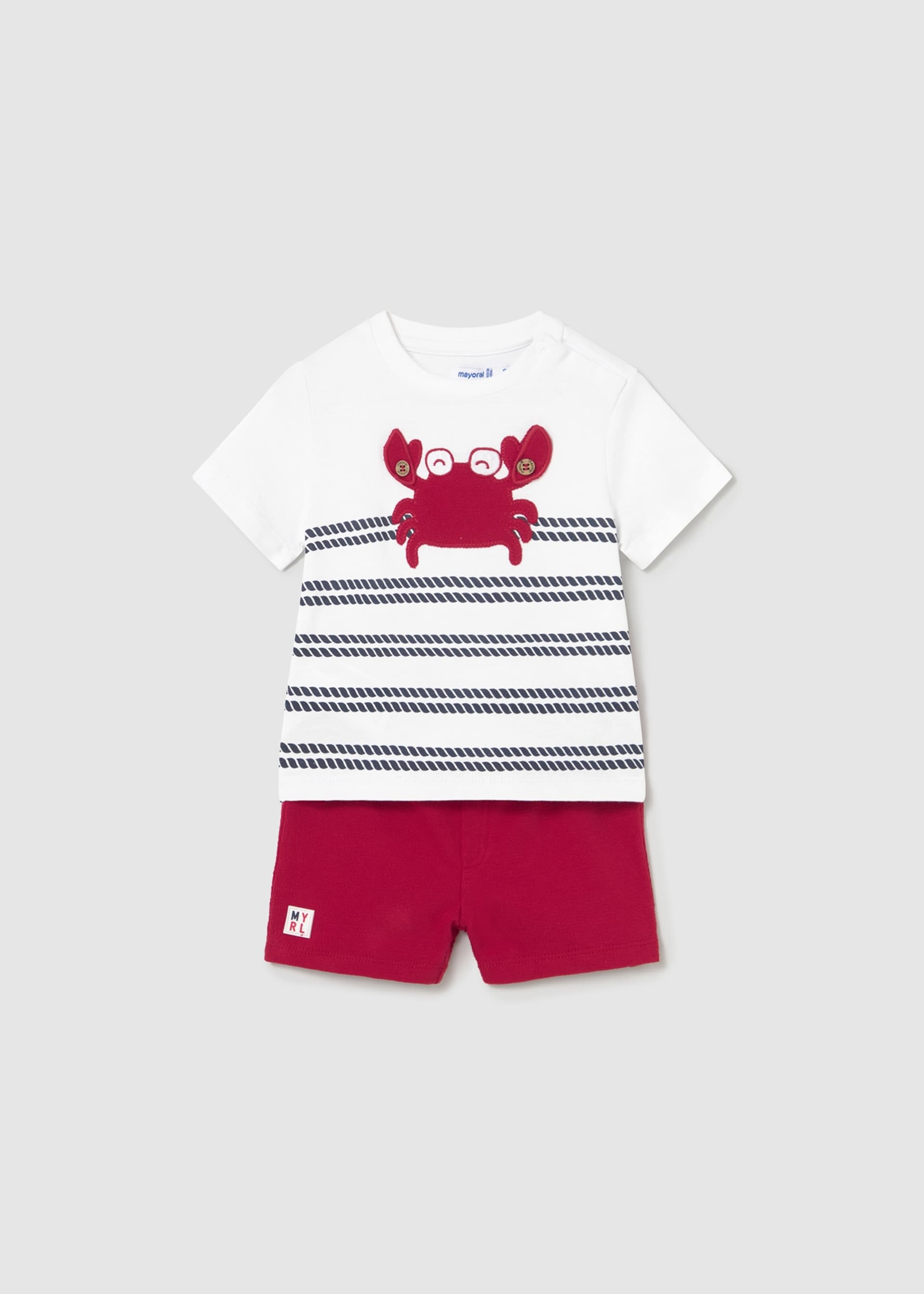 Ensemble en maille applique bébé