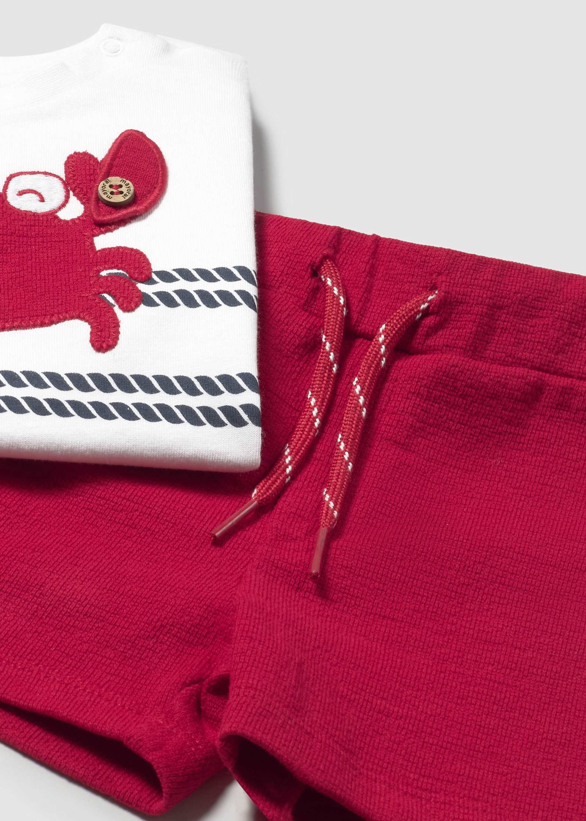 Ensemble en maille applique bébé