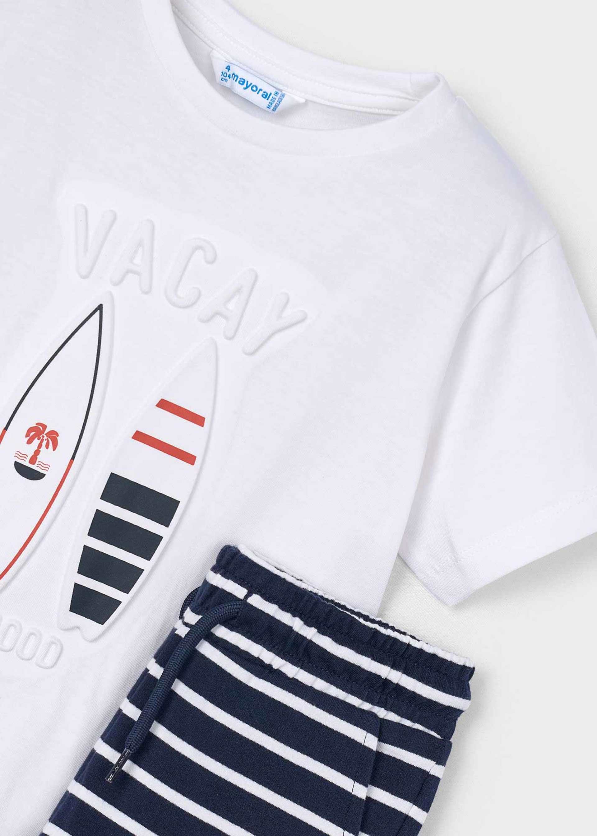 Ensemble 2 pièces à rayures Better Cotton garçon