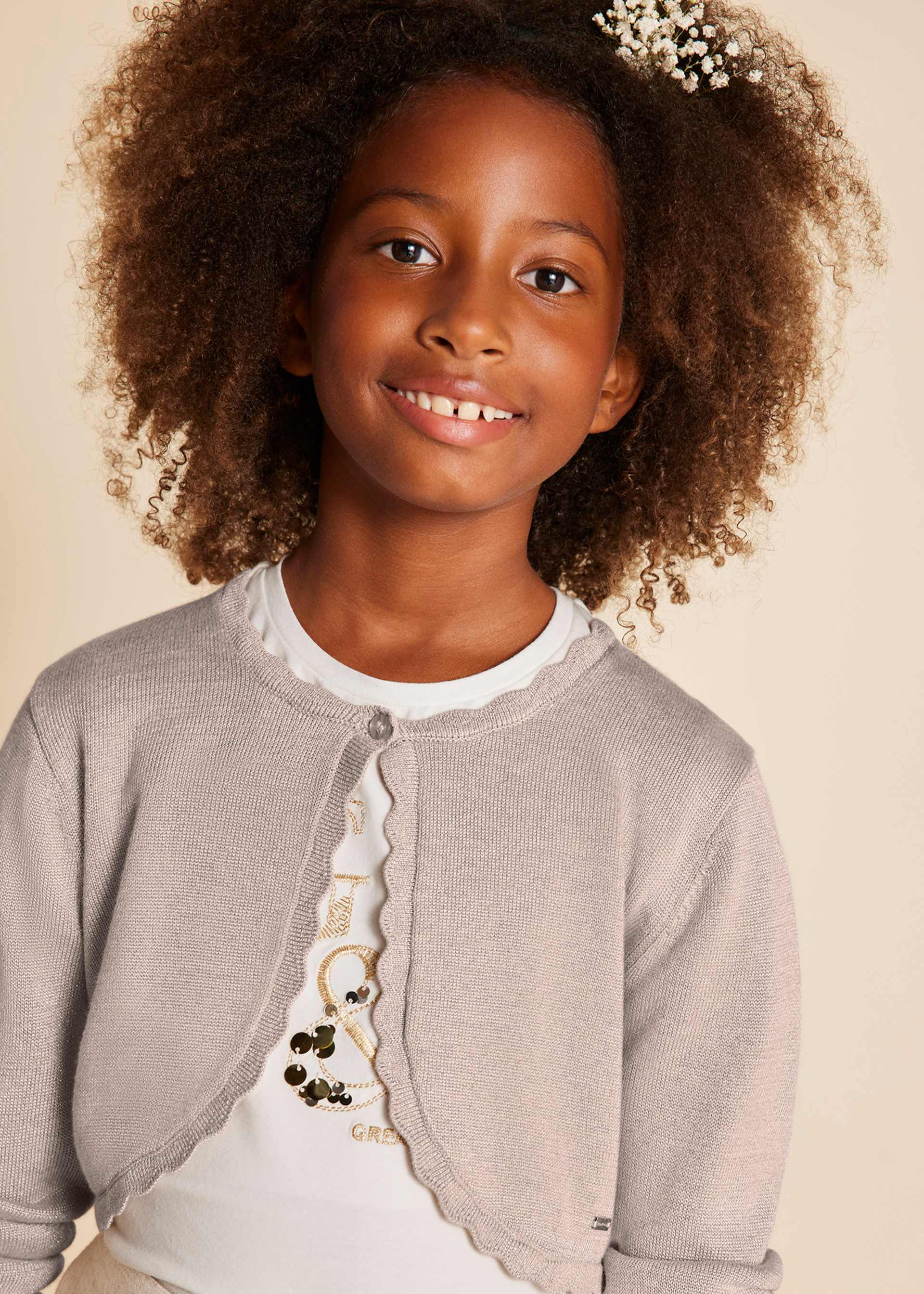 Baby basic tricot cardigan Baby basic tricot cardigan