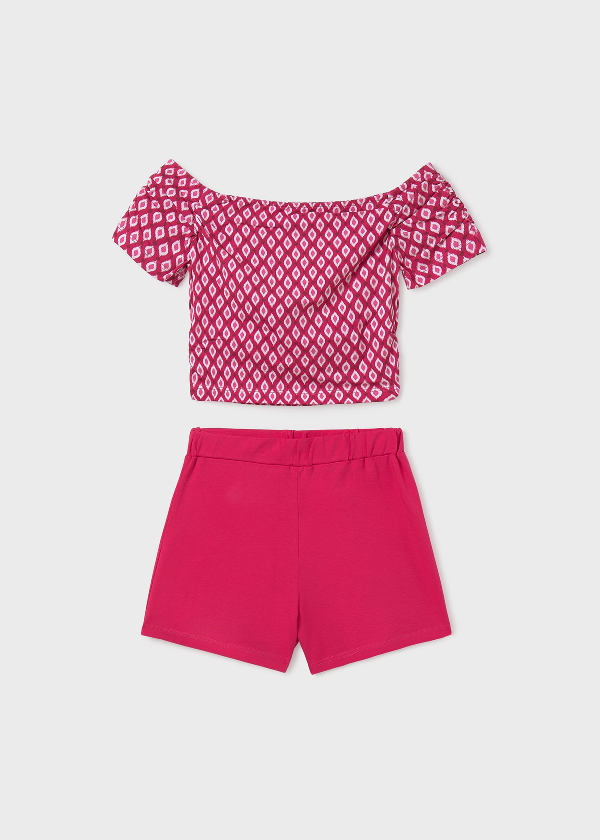 Conjunto short y top chica