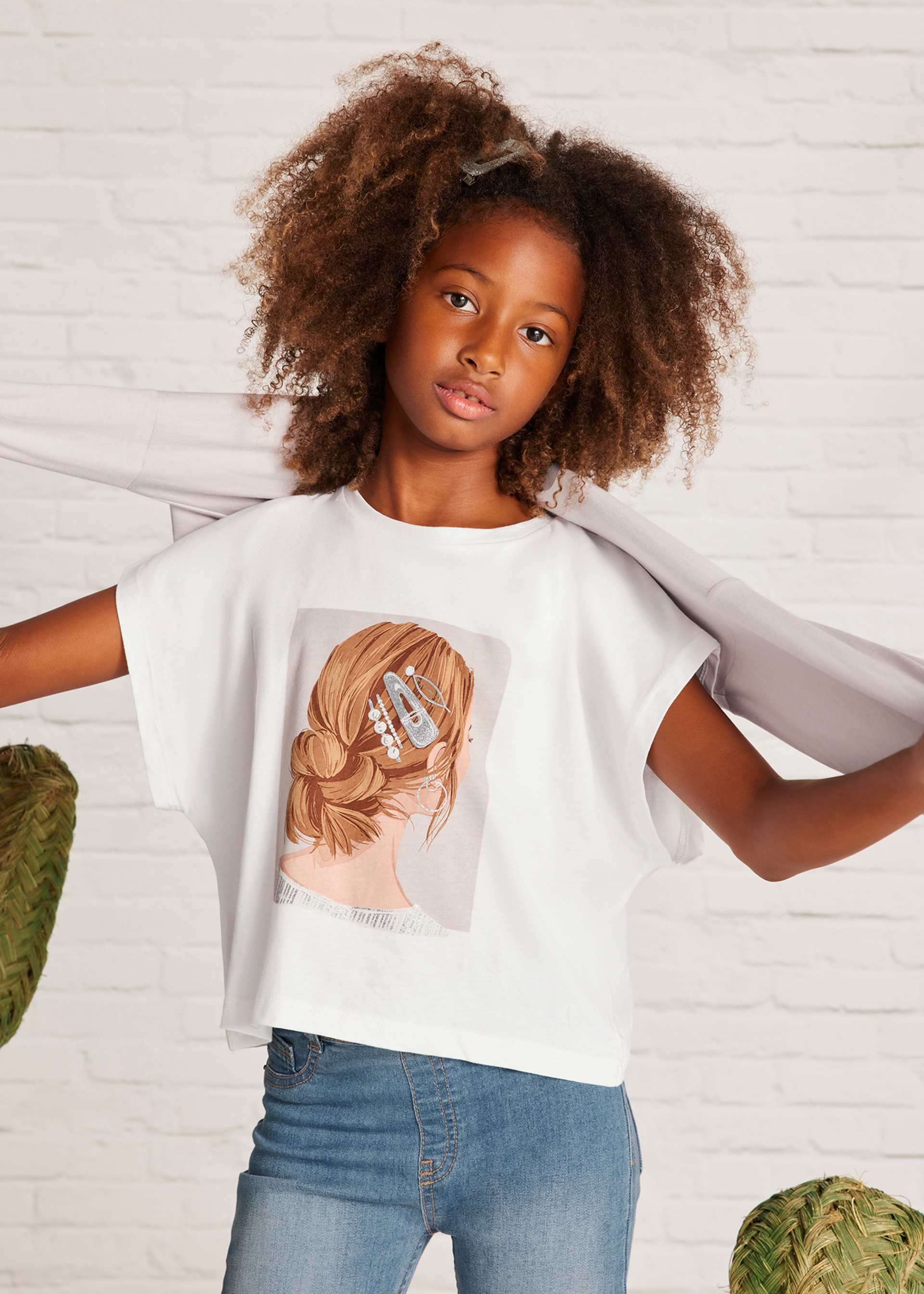 Camiseta con pinza chica