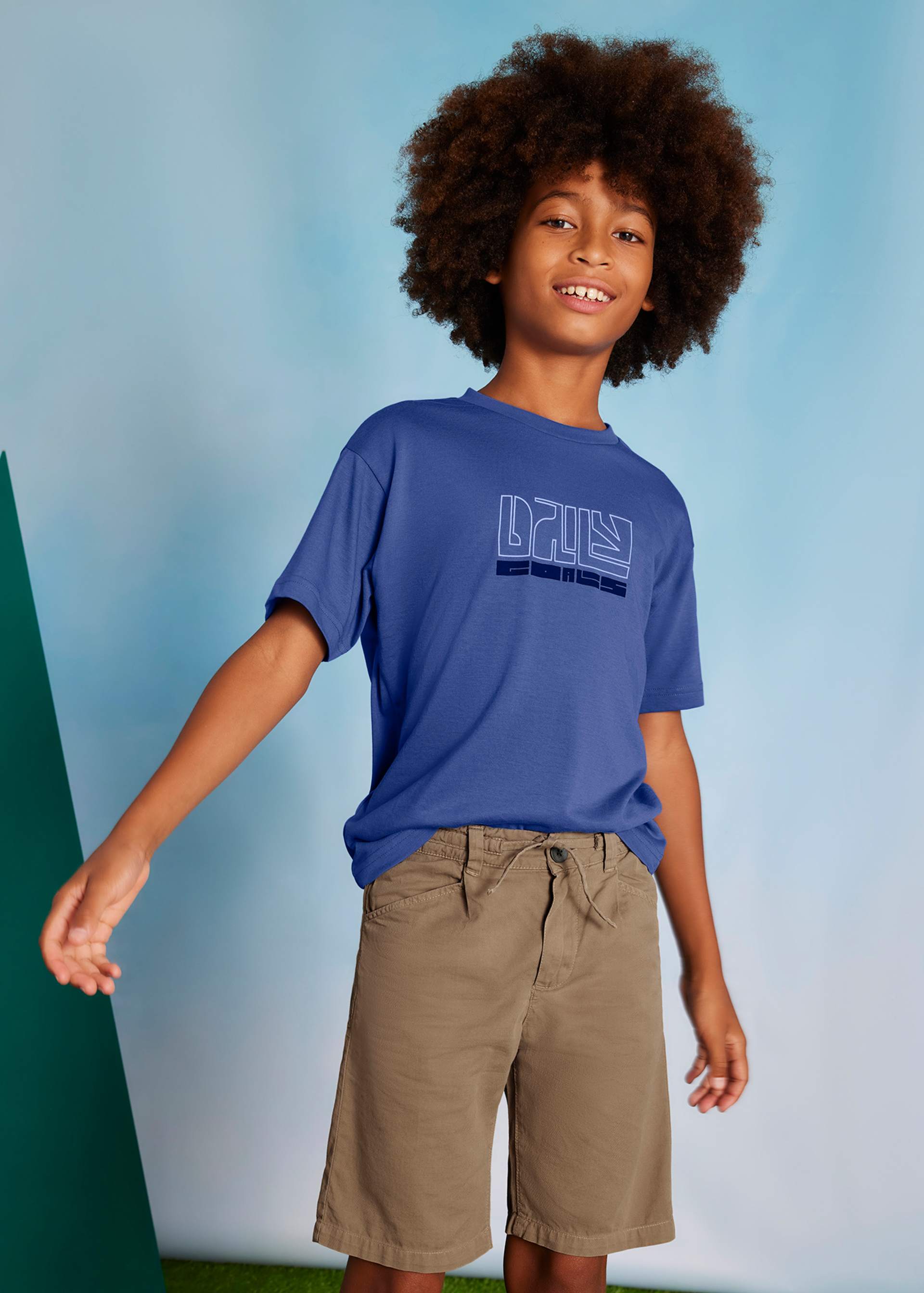 Boy wide fit chino shorts Boy wide fit chino shorts