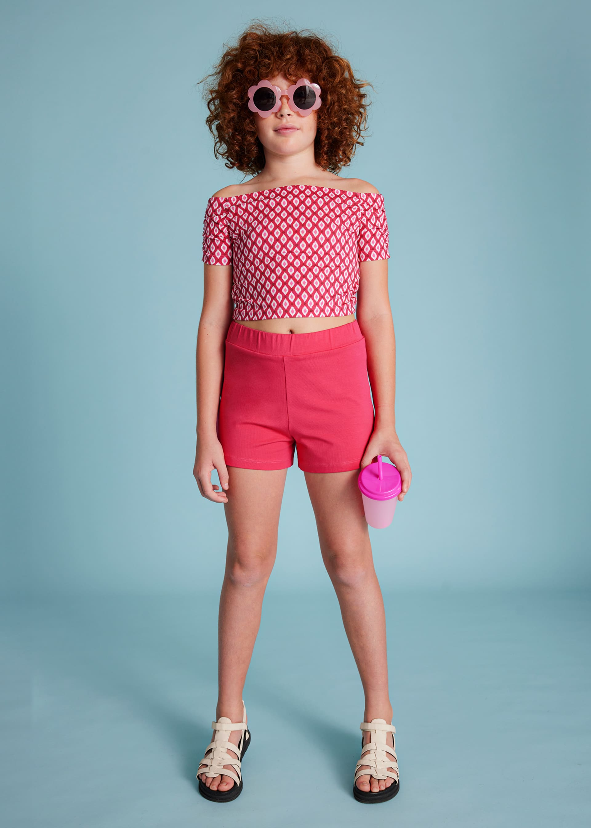 Girl shorts and top set