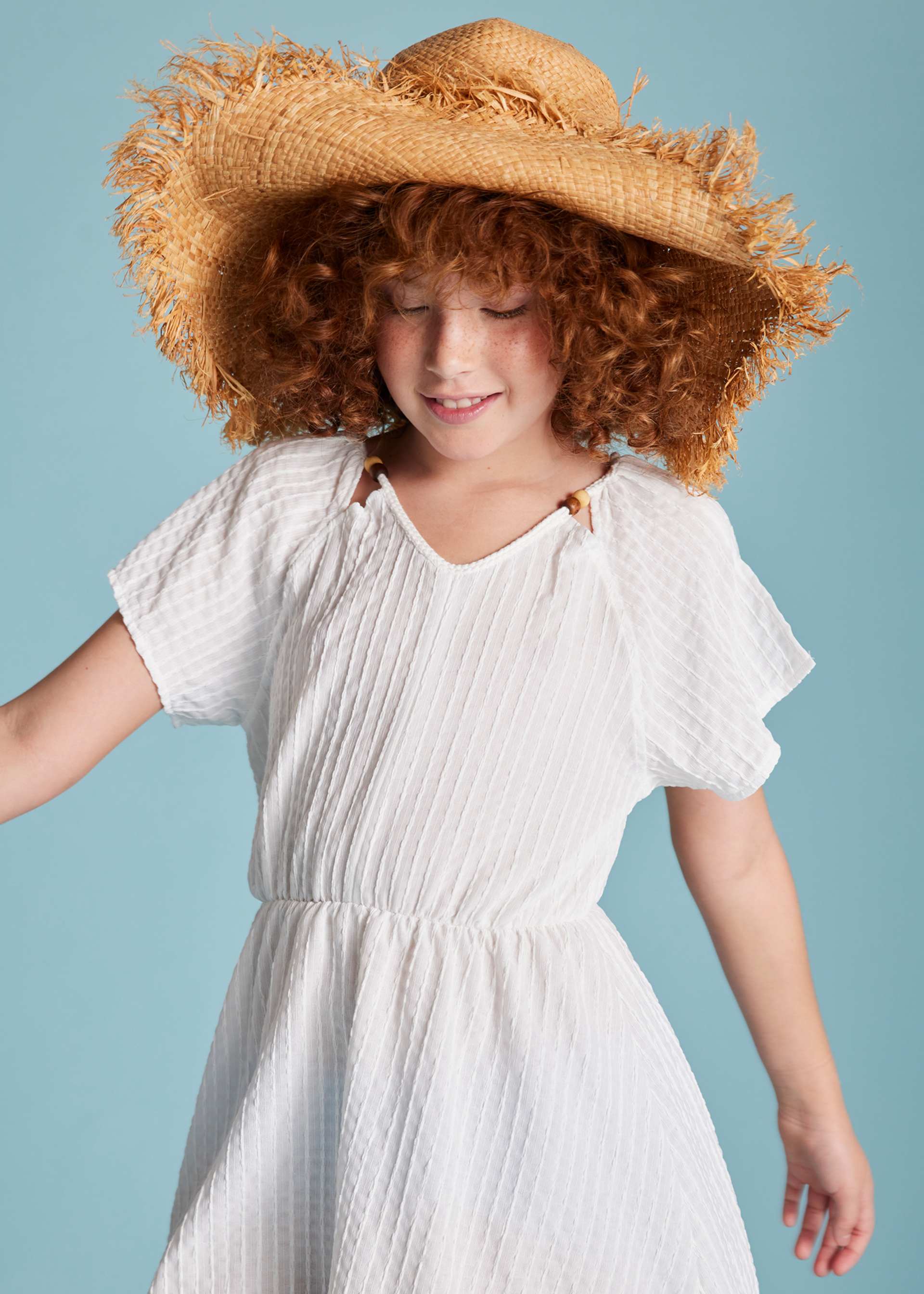 Рокля тип кафтан за момиче