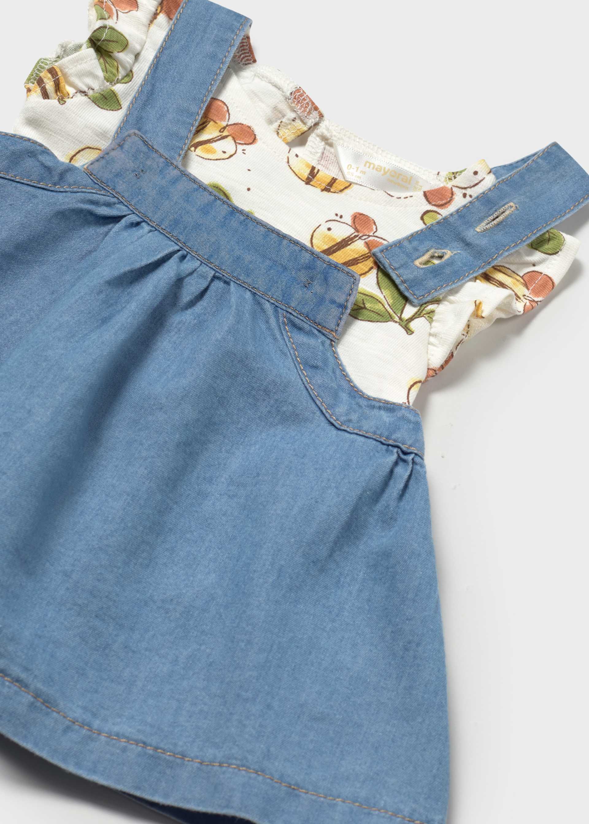 Conjunto pichi y camiseta recién nacida Conjunto pichi y camiseta recién nacida