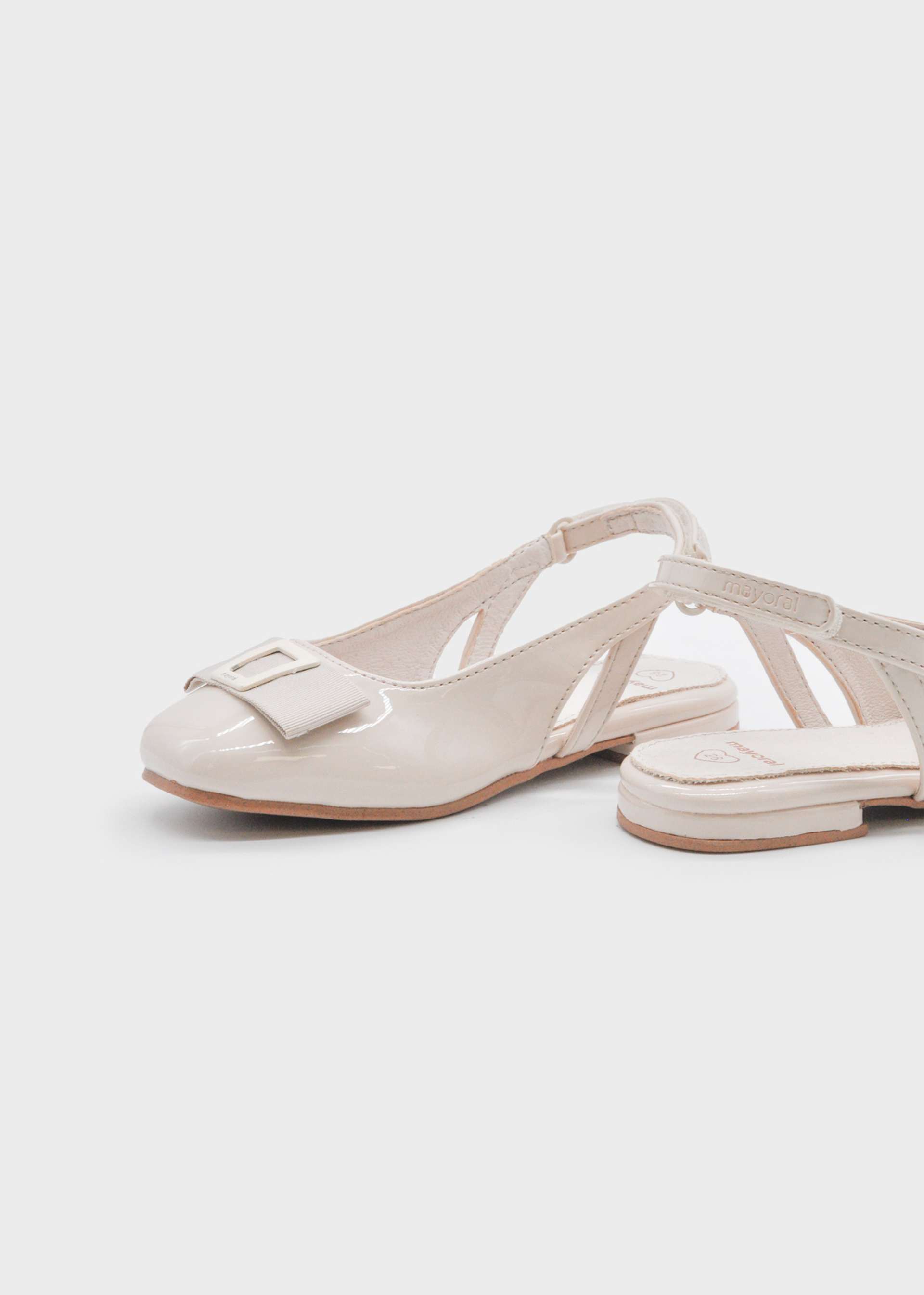 Girl Open-Back Bow Ballet Flats