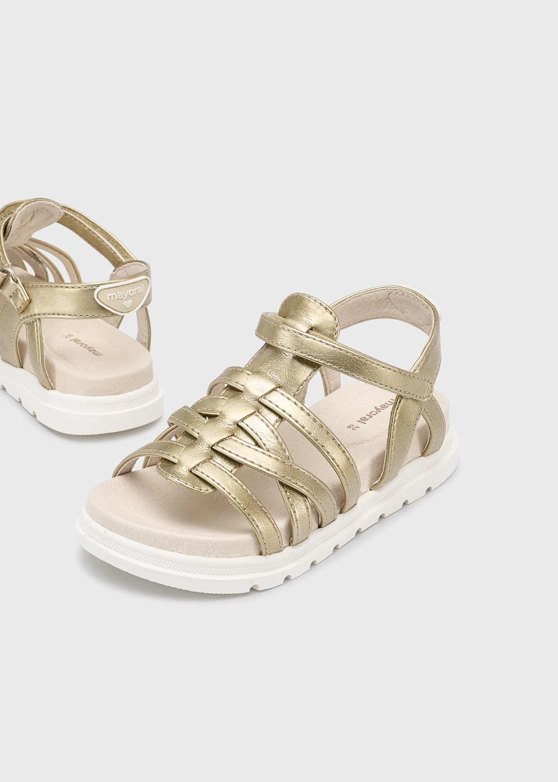 Sandale multi-striped fetita