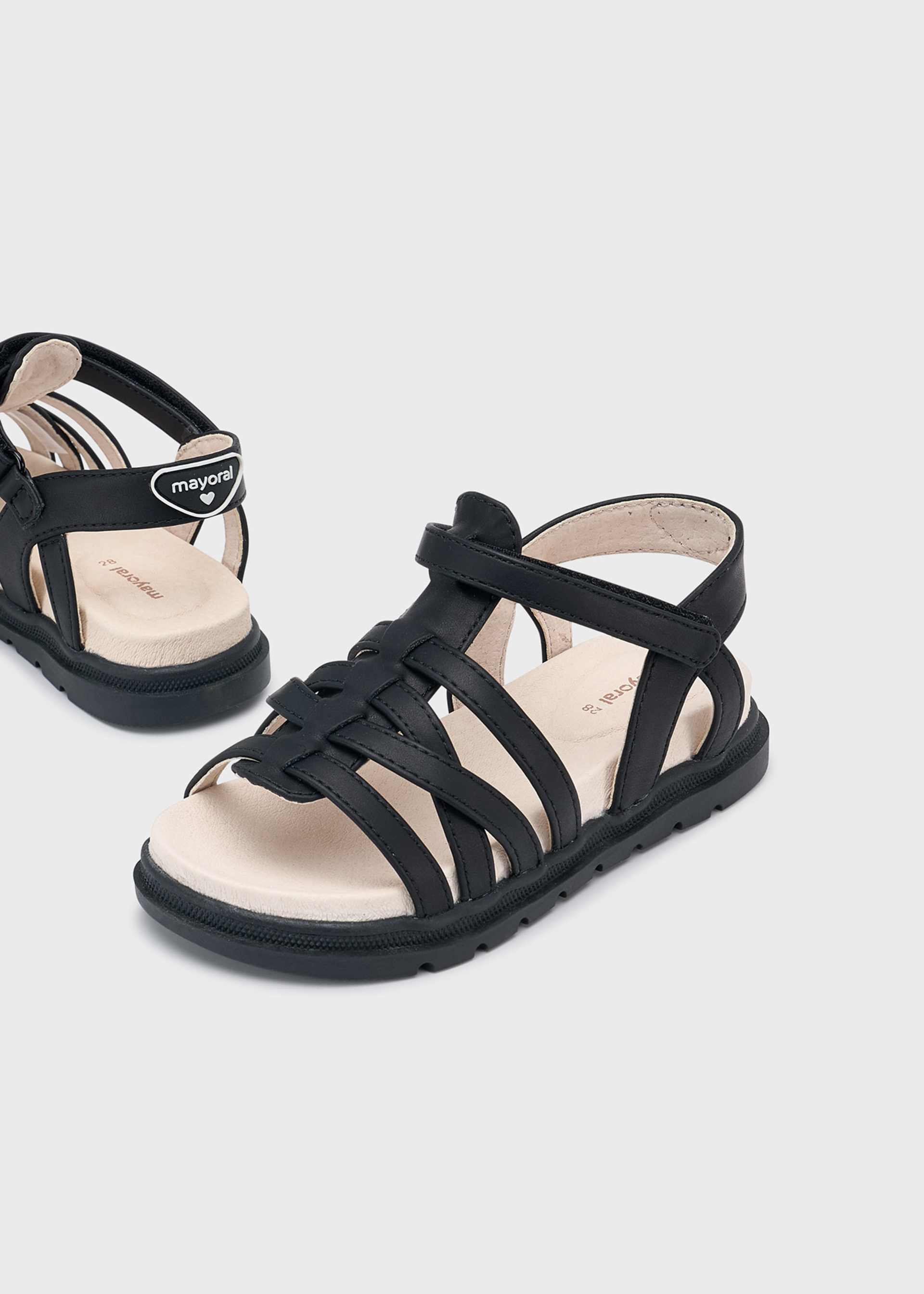 Girl multi strap sandals