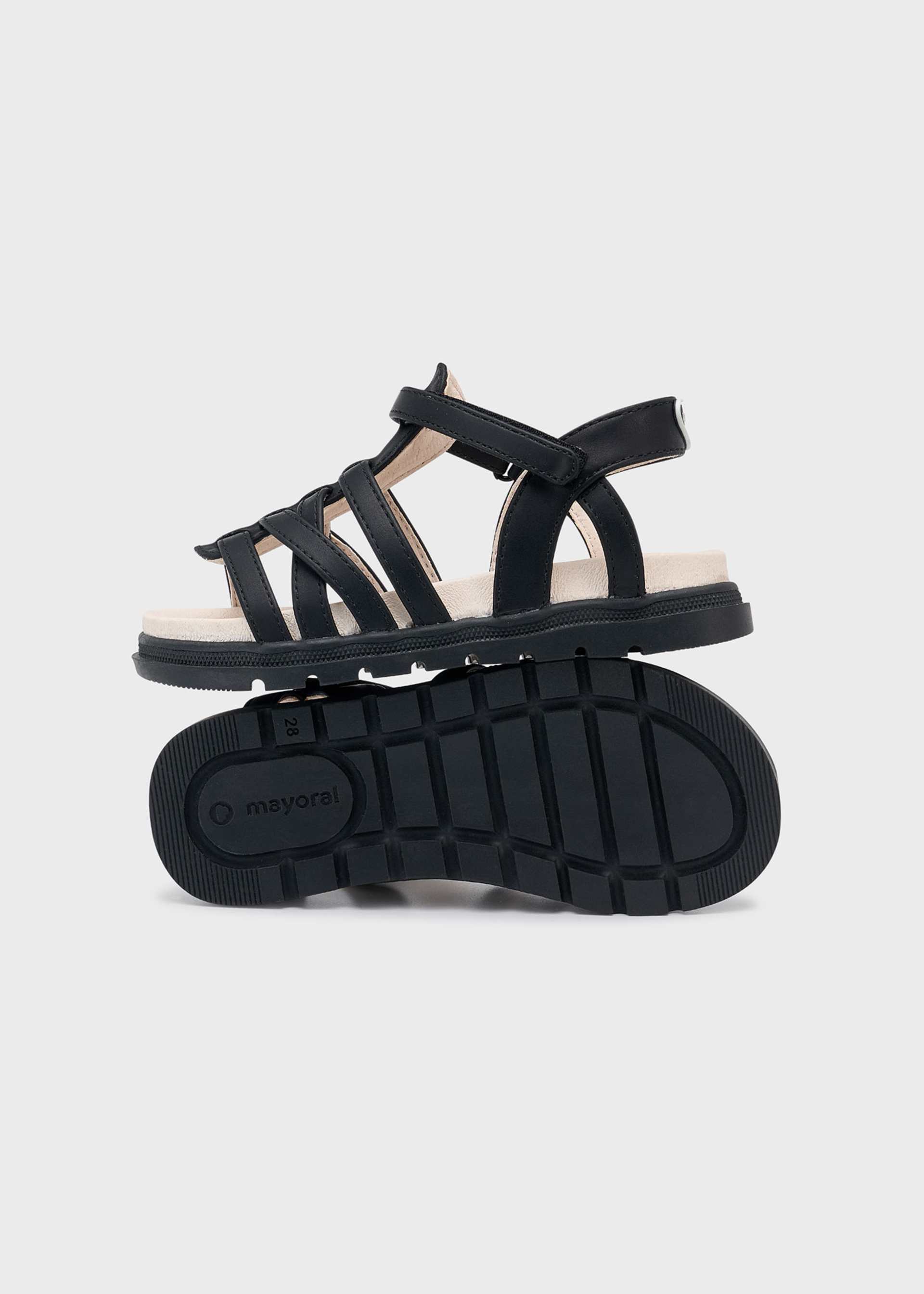 Girl multi strap sandals