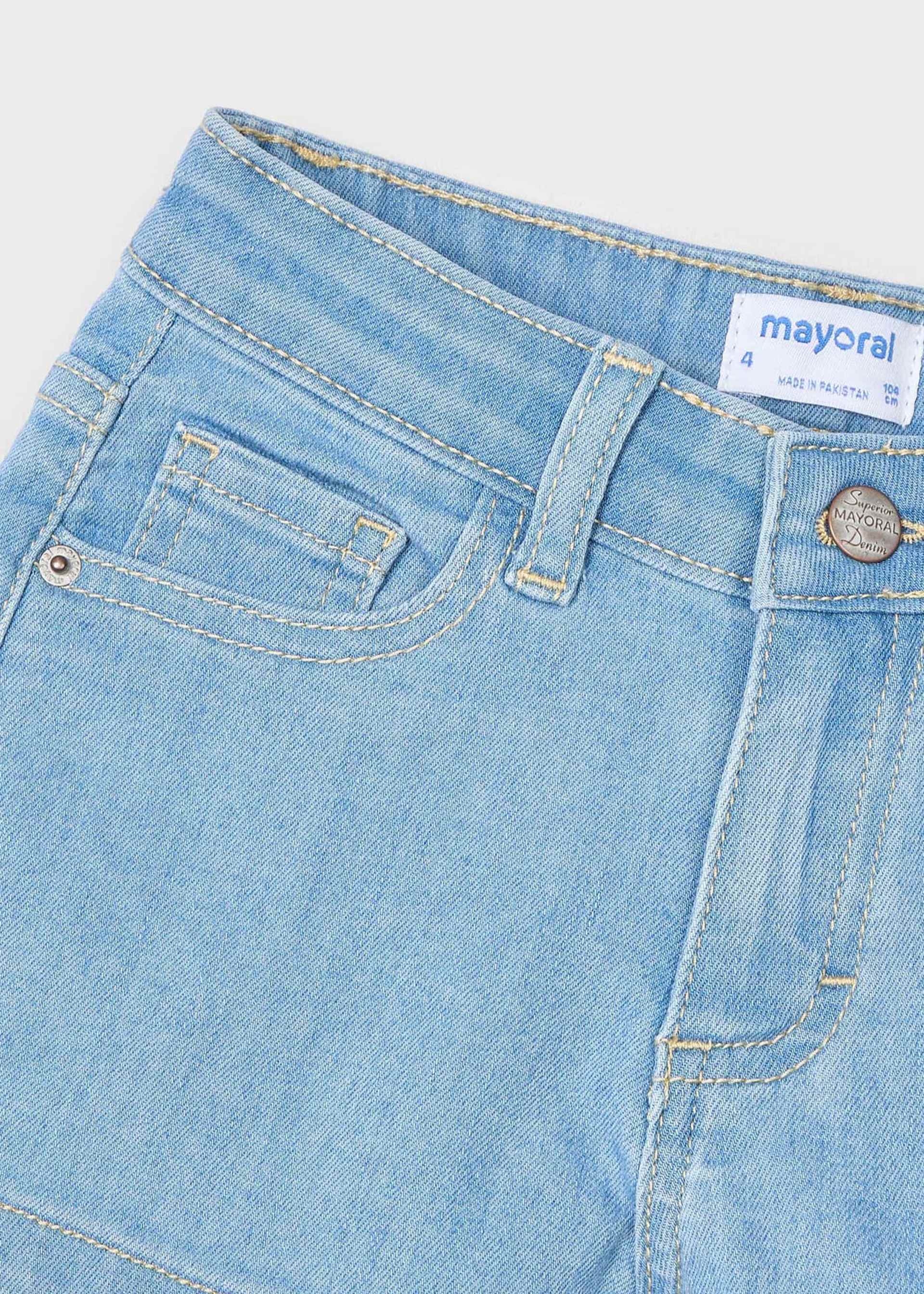 Short de mezclilla básico niña Short de mezclilla básico niña