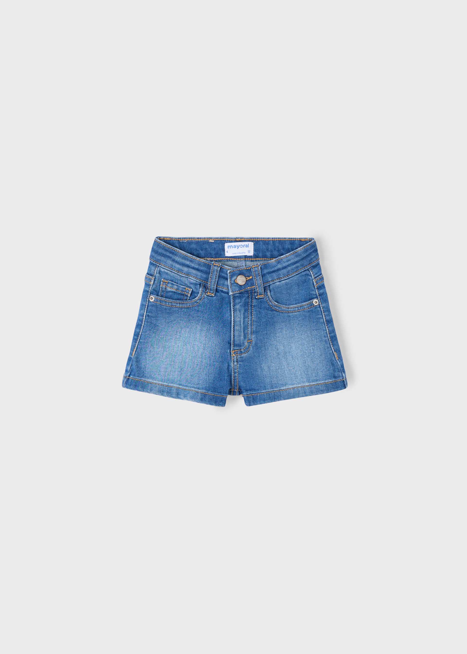 Short en denim basique fille