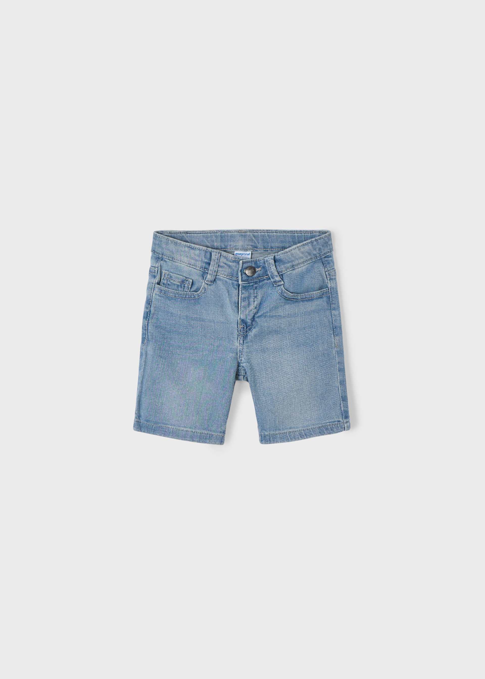 Boy basic denim shorts