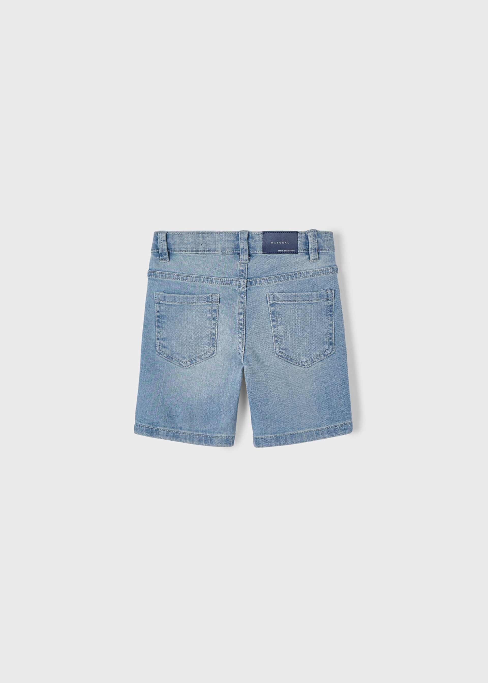 Boy basic denim shorts