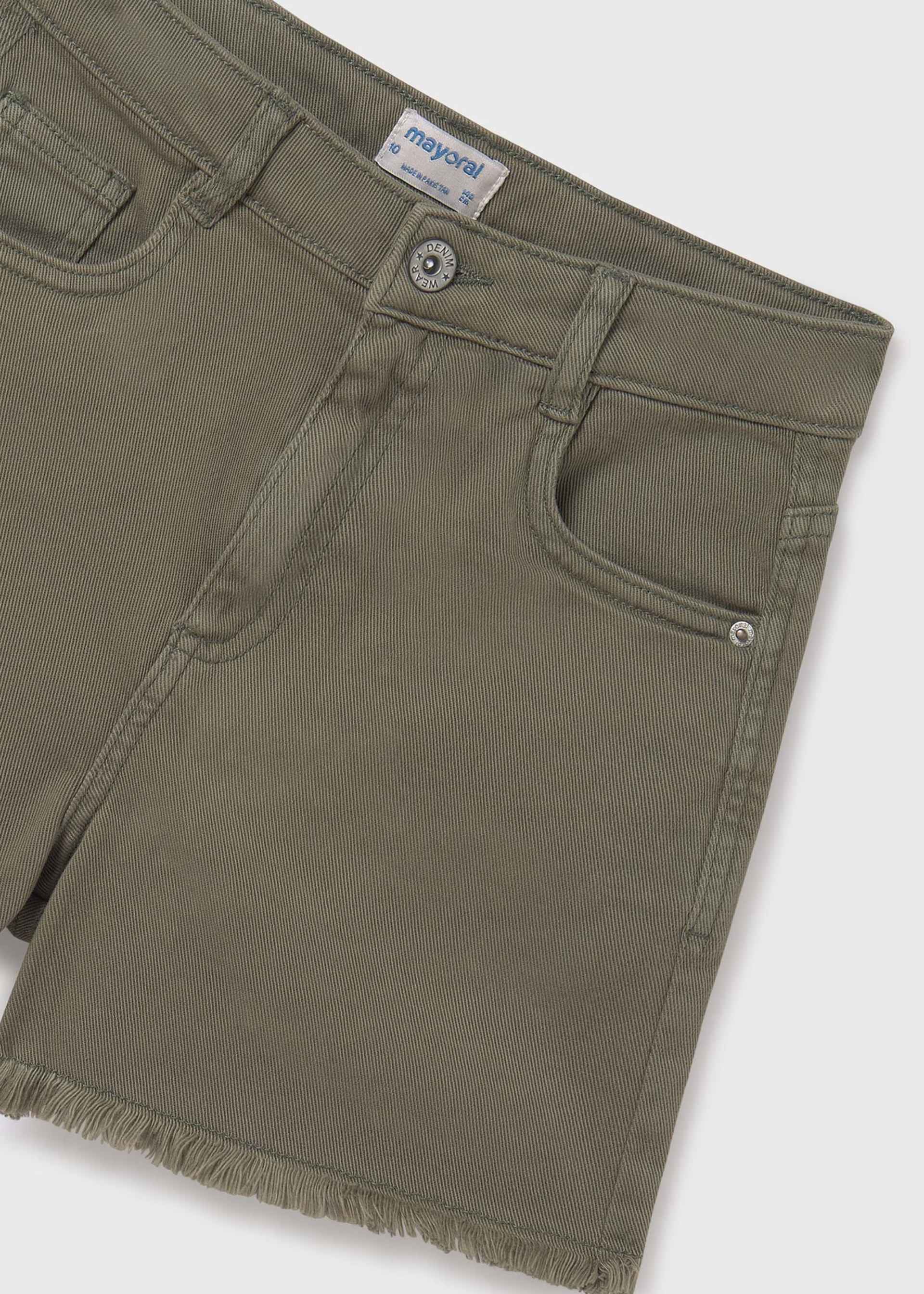 Girl basic twill shorts Girl basic twill shorts