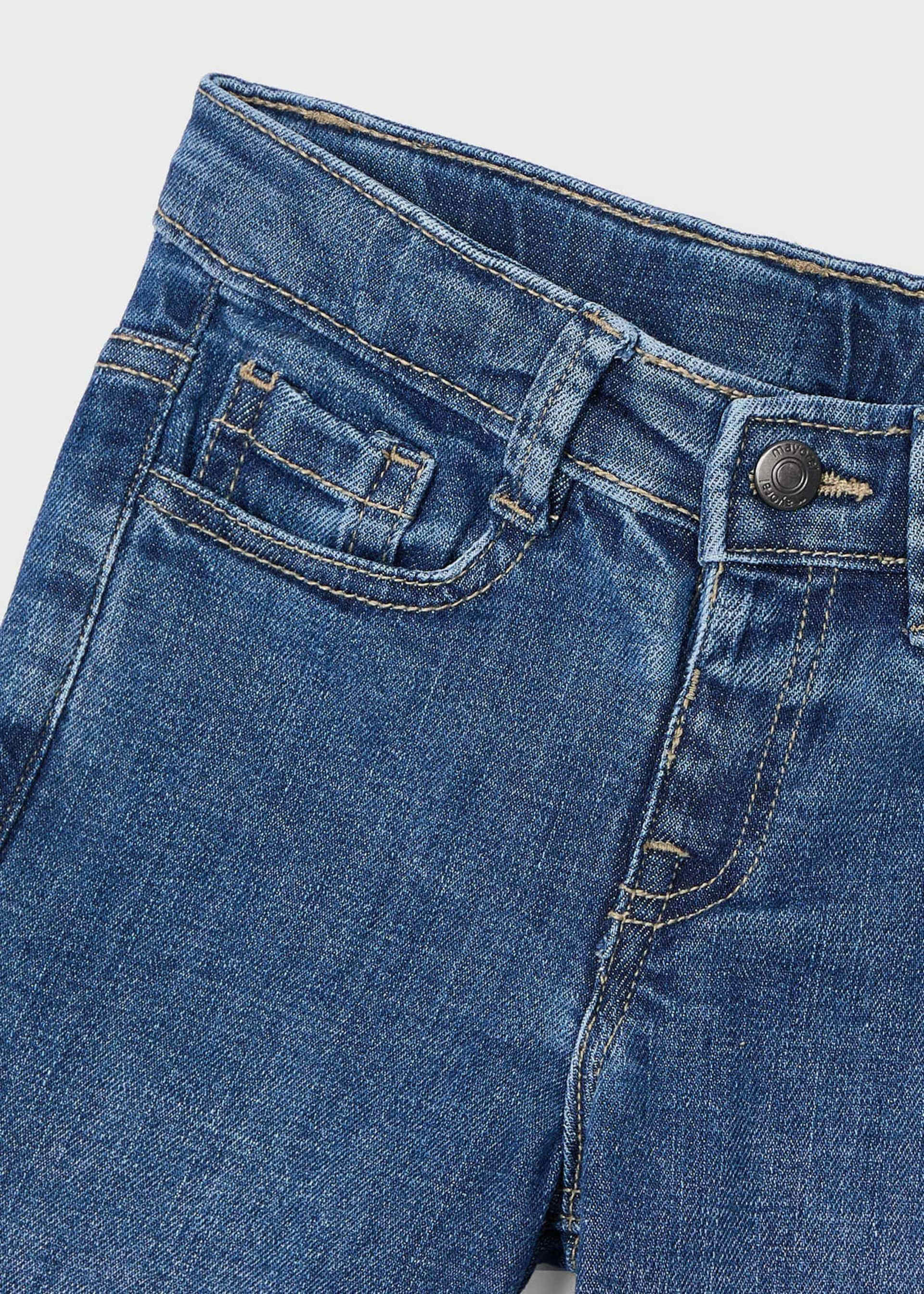 Pantalón vaquero recto básico niño